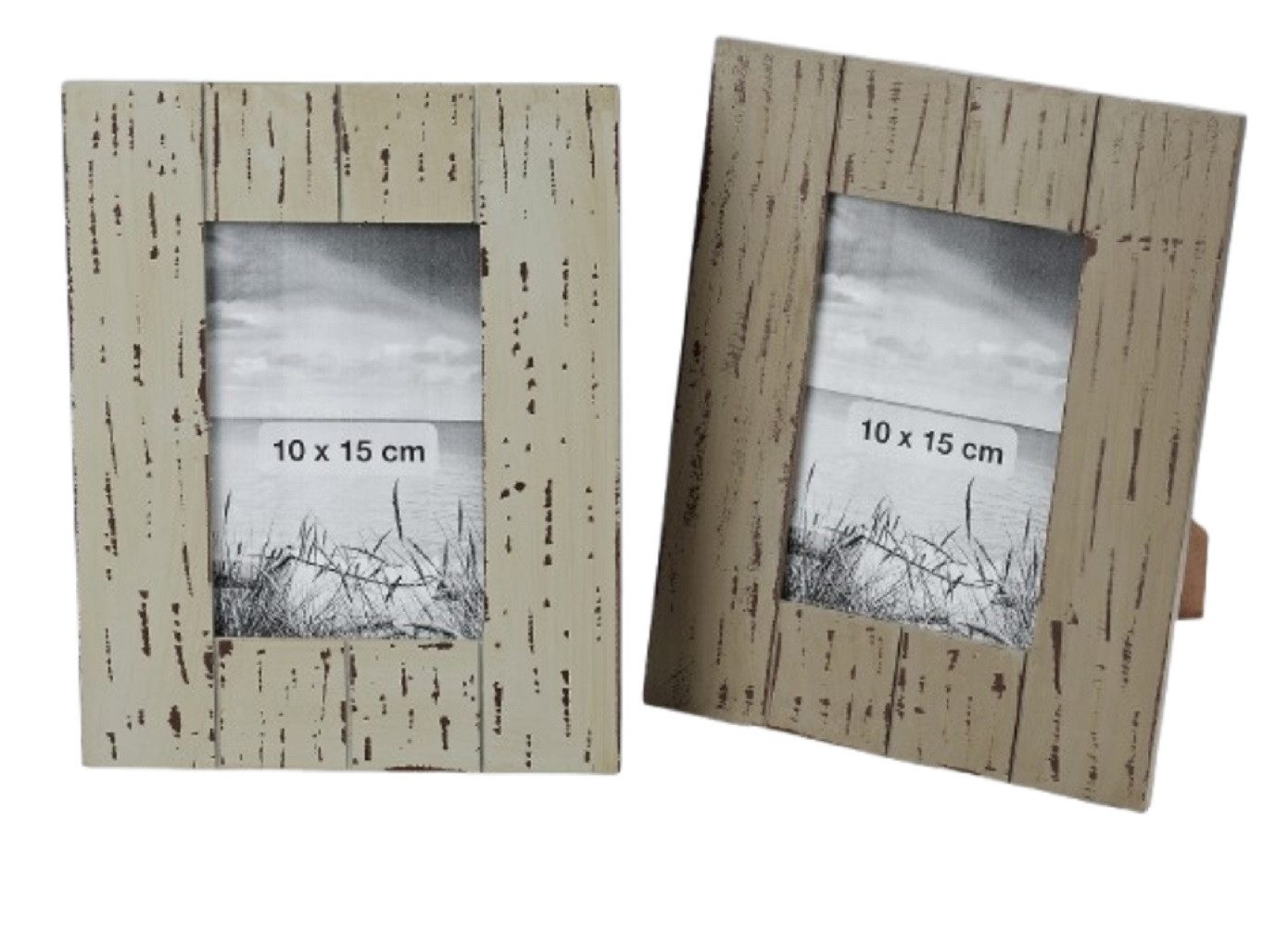 BOLTZE GRUPPE GmbH Bilderrahmen Bilderrahmen Foto Fotorahmen grau/braun 10x15 cm MDF Stückpreis