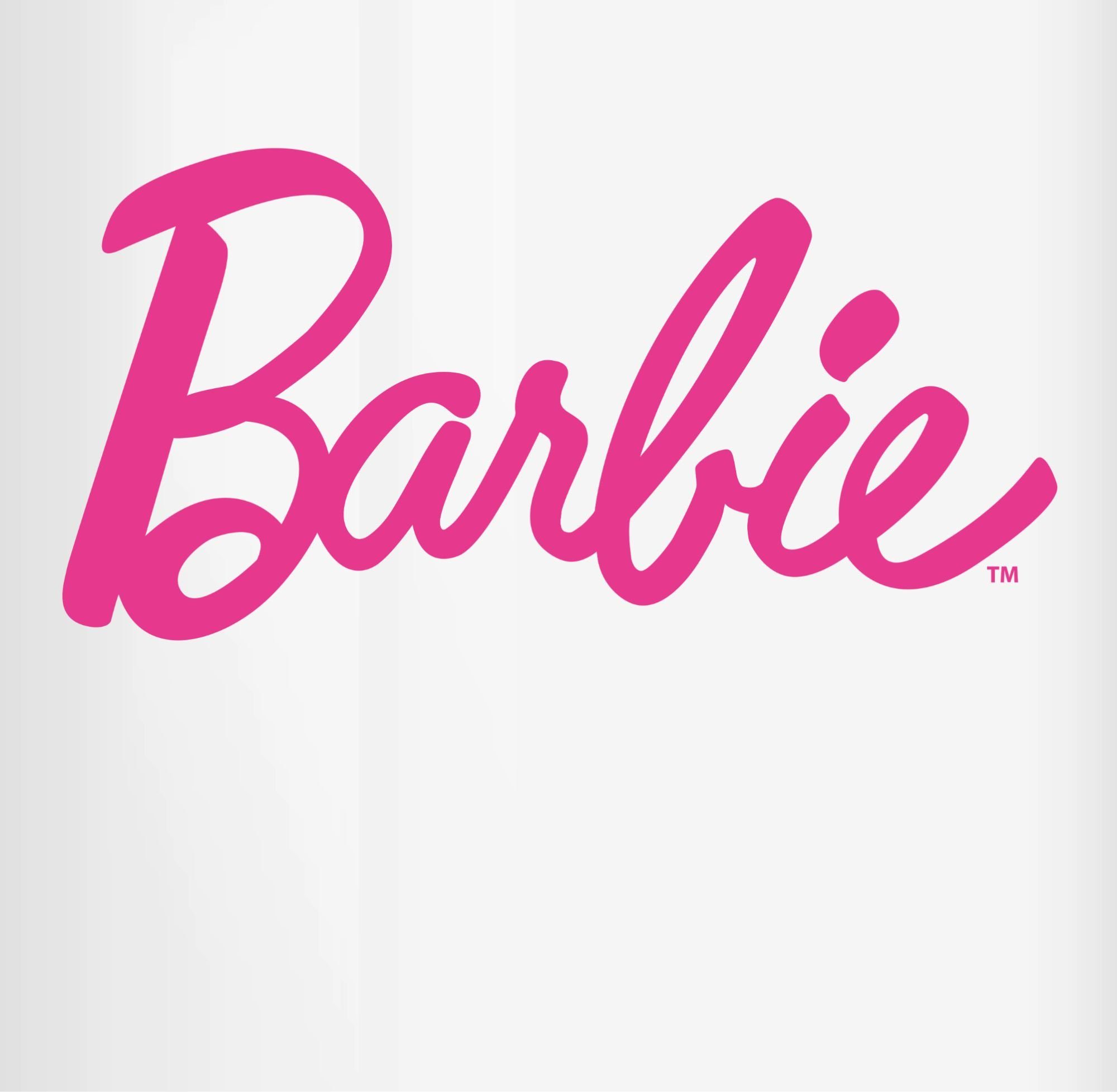Shirtracer Tasse Barbie Keramik, Weiß Tasse 3 Logo Schriftzug, Barbie