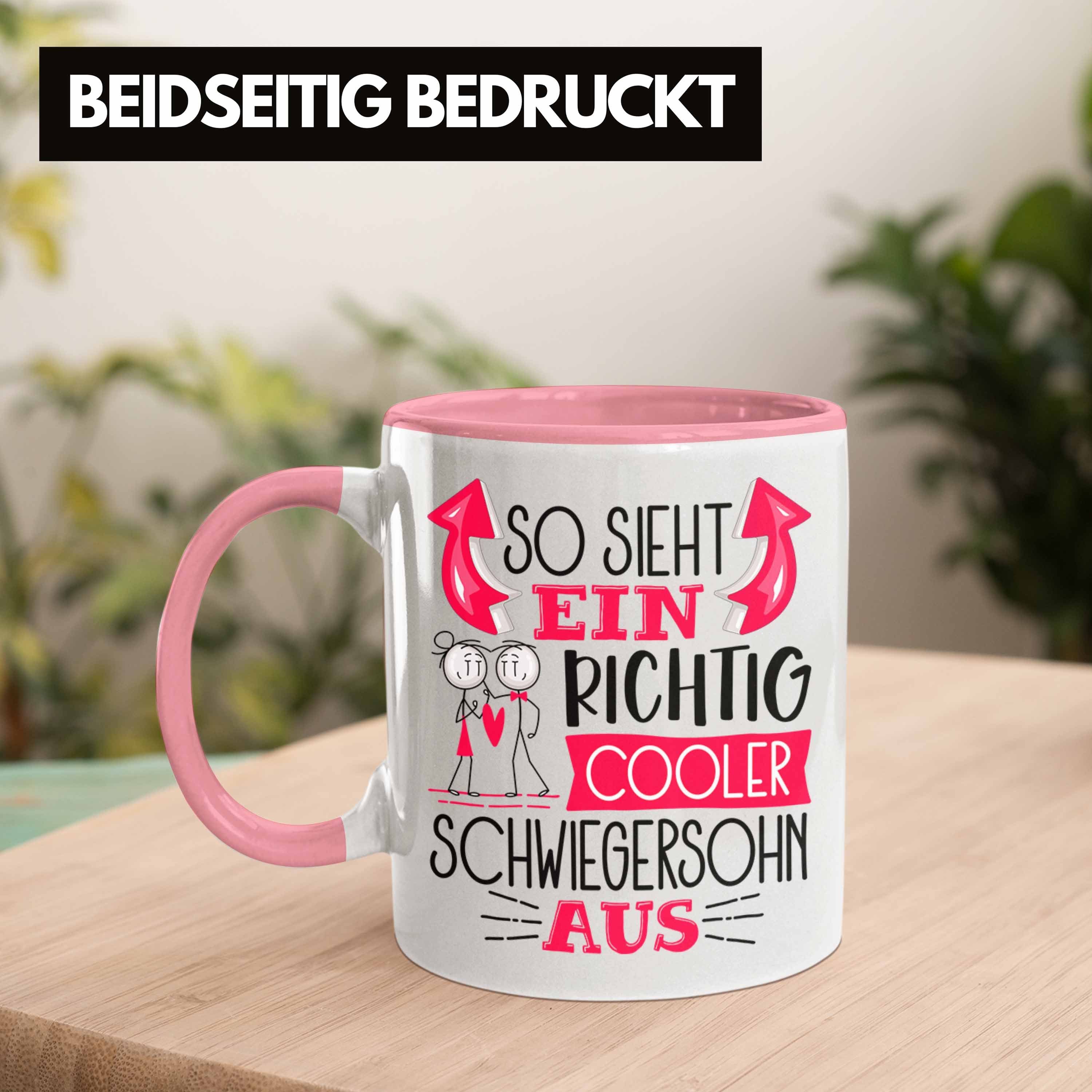 RIchtig Tasse Tasse Geschenk Trendation Schwiegersoh Ein So Rosa Schwiegersohn Cooler Sieht