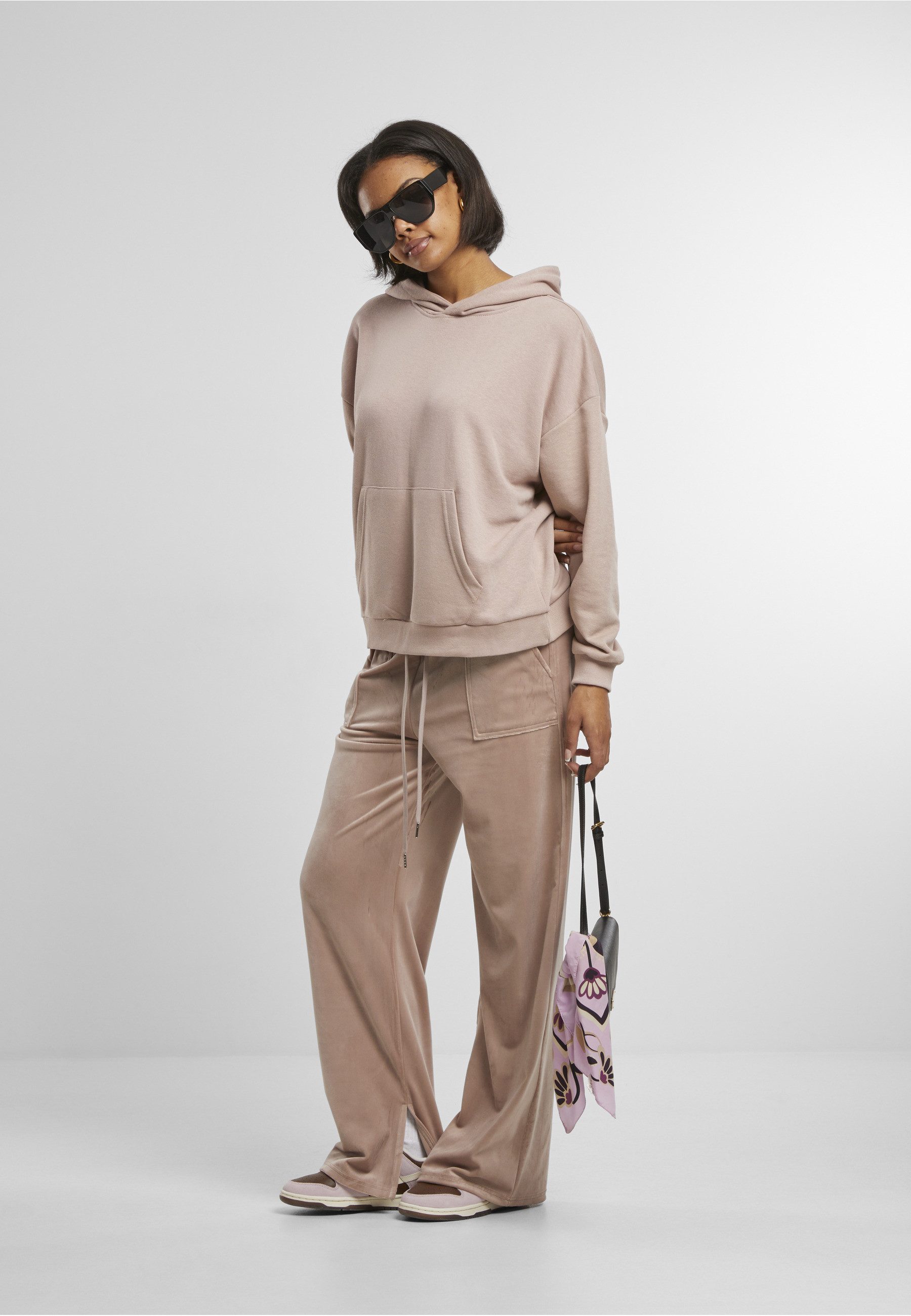 URBAN CLASSICS Kapuzenpullover Urban Classics Ladies Light Terry Oversized Hoodie (1-tlg)