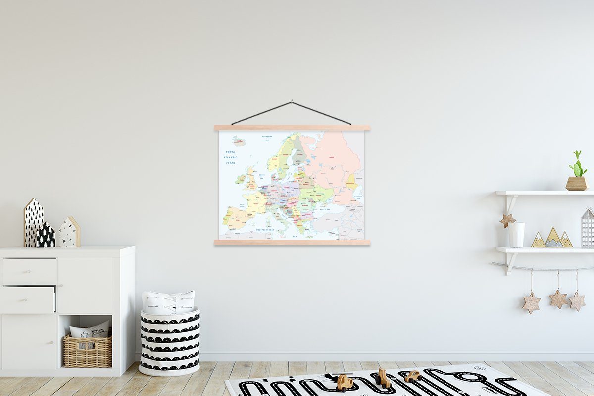 MuchoWow Poster Karte - Europa - günstig online kaufen