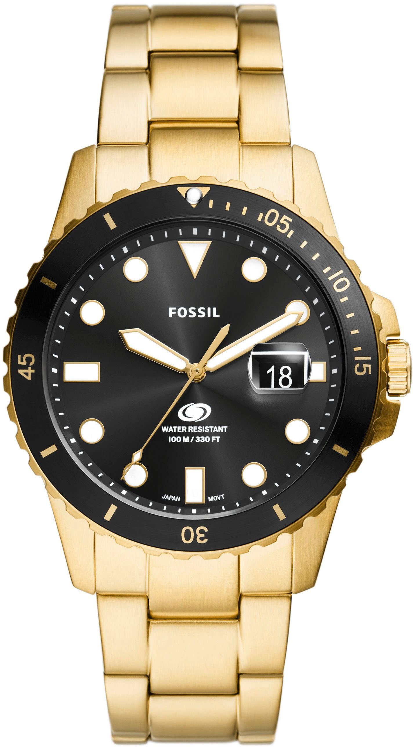 Fossil Quarzuhr FS6035 FOSSIL DIVE, BLUE