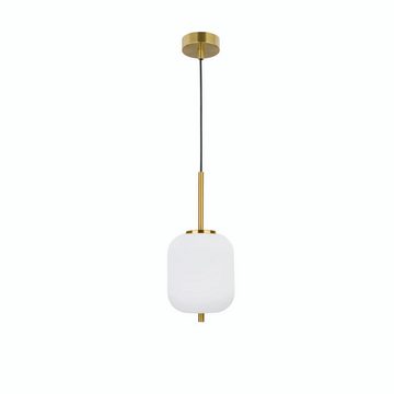 Nova Luce Hängeleuchte Pendelleuchte Lato in Weiß und Gold E14 165mm, keine Angabe, Leuchtmittel enthalten: Nein, warmweiss, Hängeleuchte, Pendellampe, Pendelleuchte