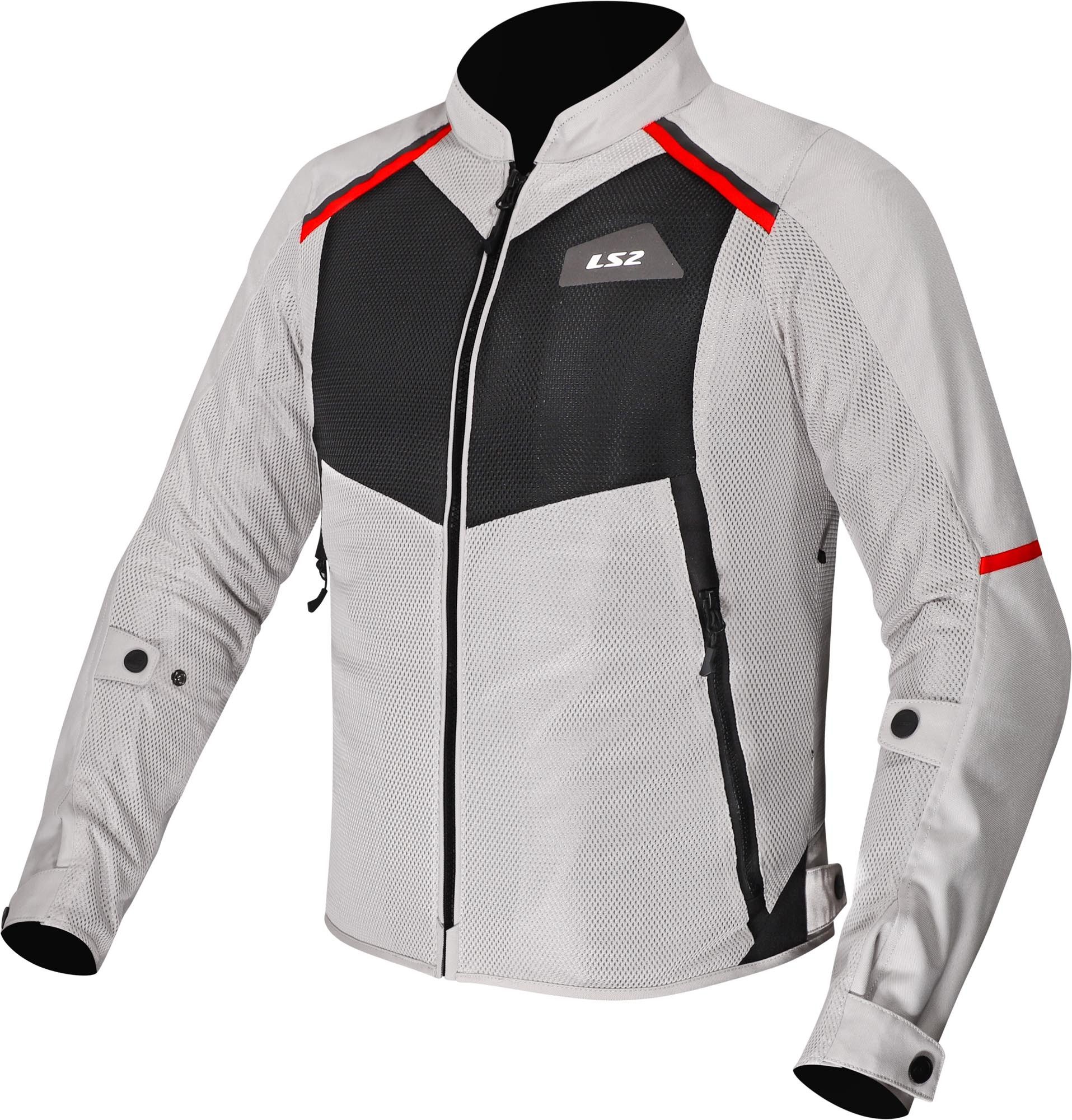 LS2 Motorradjacke Breeze Motorrad-Textiljacke Ellenbogenprotektoren enthalten,Schulterprotektoren enthalten