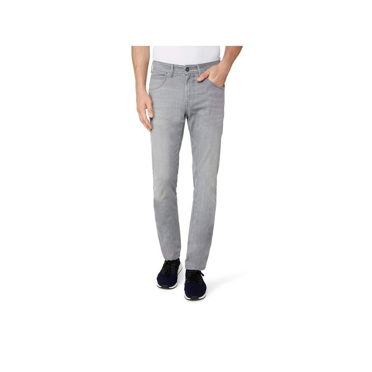GARDEUR anthrazit 5-Pocket-Jeans (1-tlg) Atelier