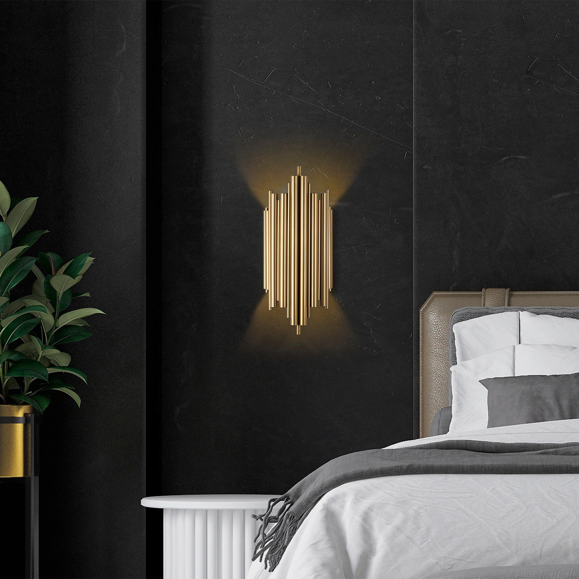 Opviq Wandleuchte METAL BODY, 50 cm günstig online kaufen