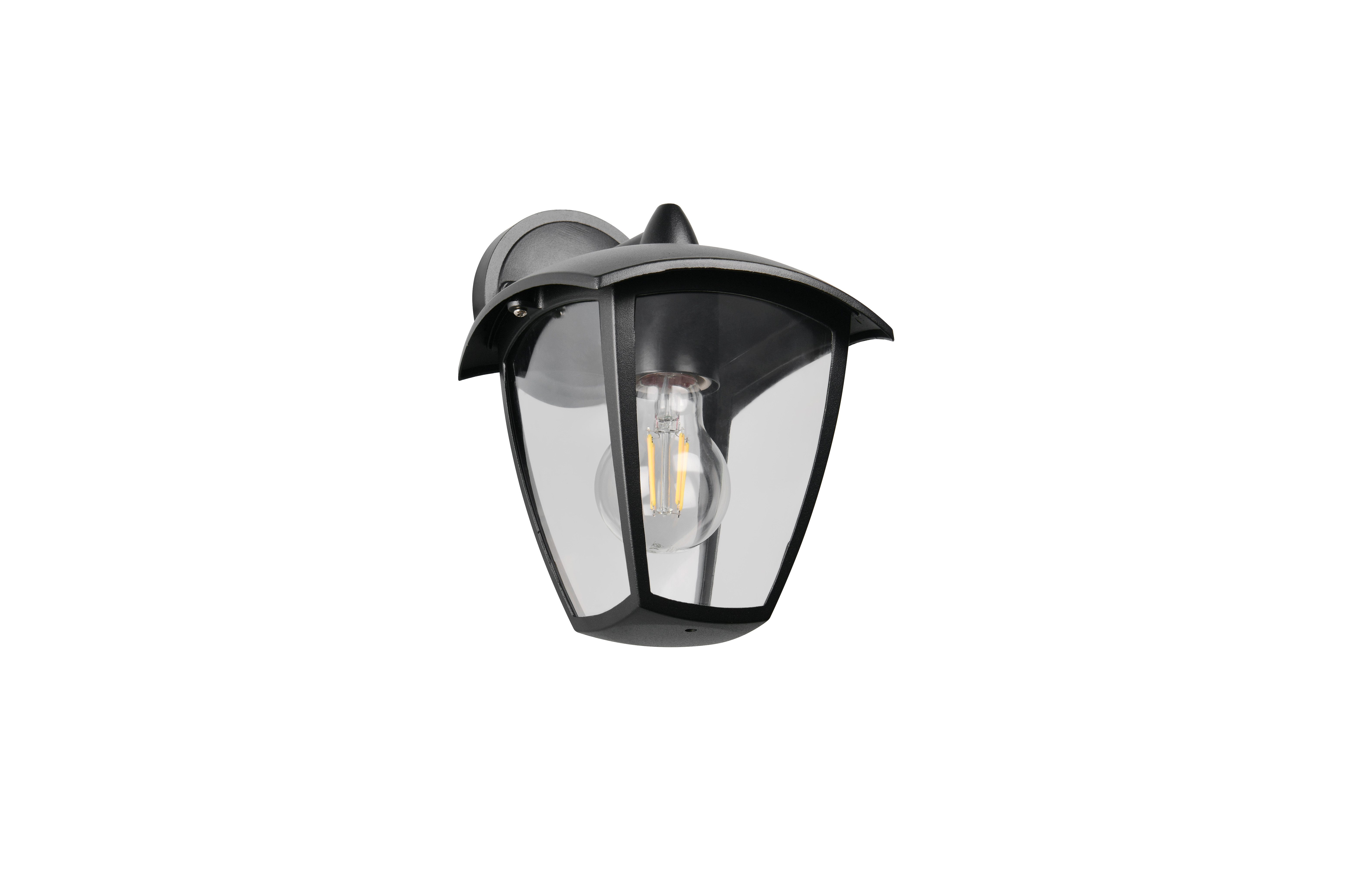 lightling Außen-Wandleuchte Vera, ohne Leuchtmittel, hochwertiges Druckguss-Aluminium, IP44 Schutz