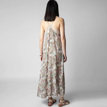 ZADIG & VOLTAIRE Midikleid Kleid RISTY SOFT YOKO FLOWER aus Viskose
