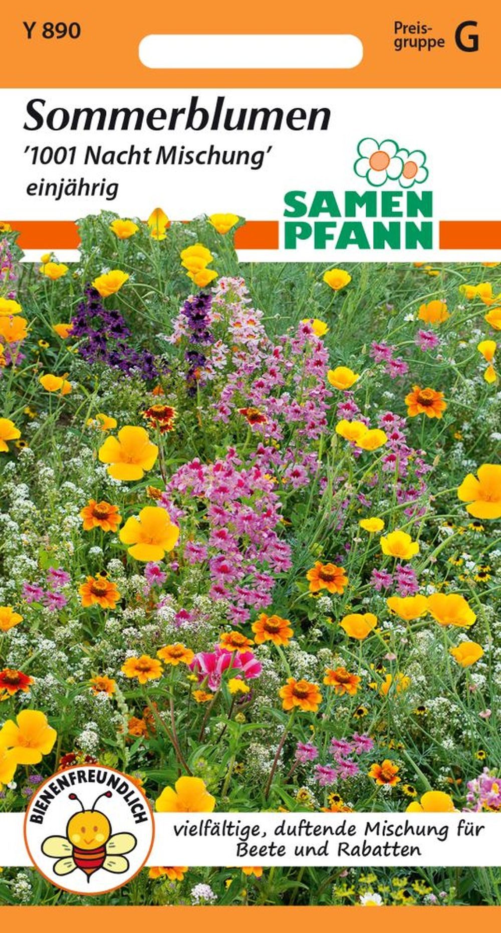 SAMEN PFANN Blumensamen Blumenmischung, Sommerblumen 1001 Nacht - Saatgut S günstig online kaufen