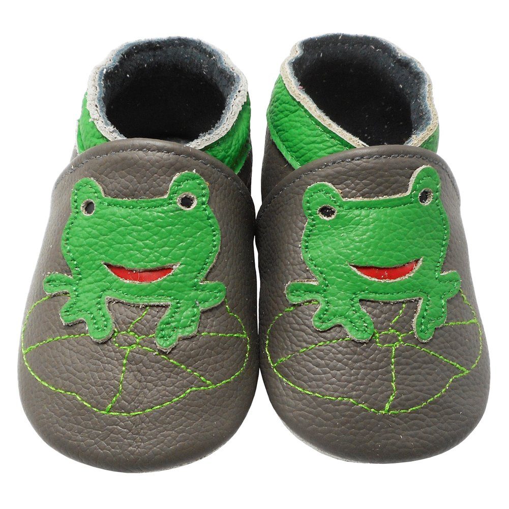 Lauflernschuhe Leder Weiche Hausschuhe Yalion Lederpuschen Krabbelschuhe Krabbelschuh