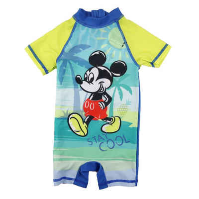 Disney Mickey Mouse Badeanzug Mickey Maus Einteiler Kinder Schwimmanzug Gr. 86 bis 116