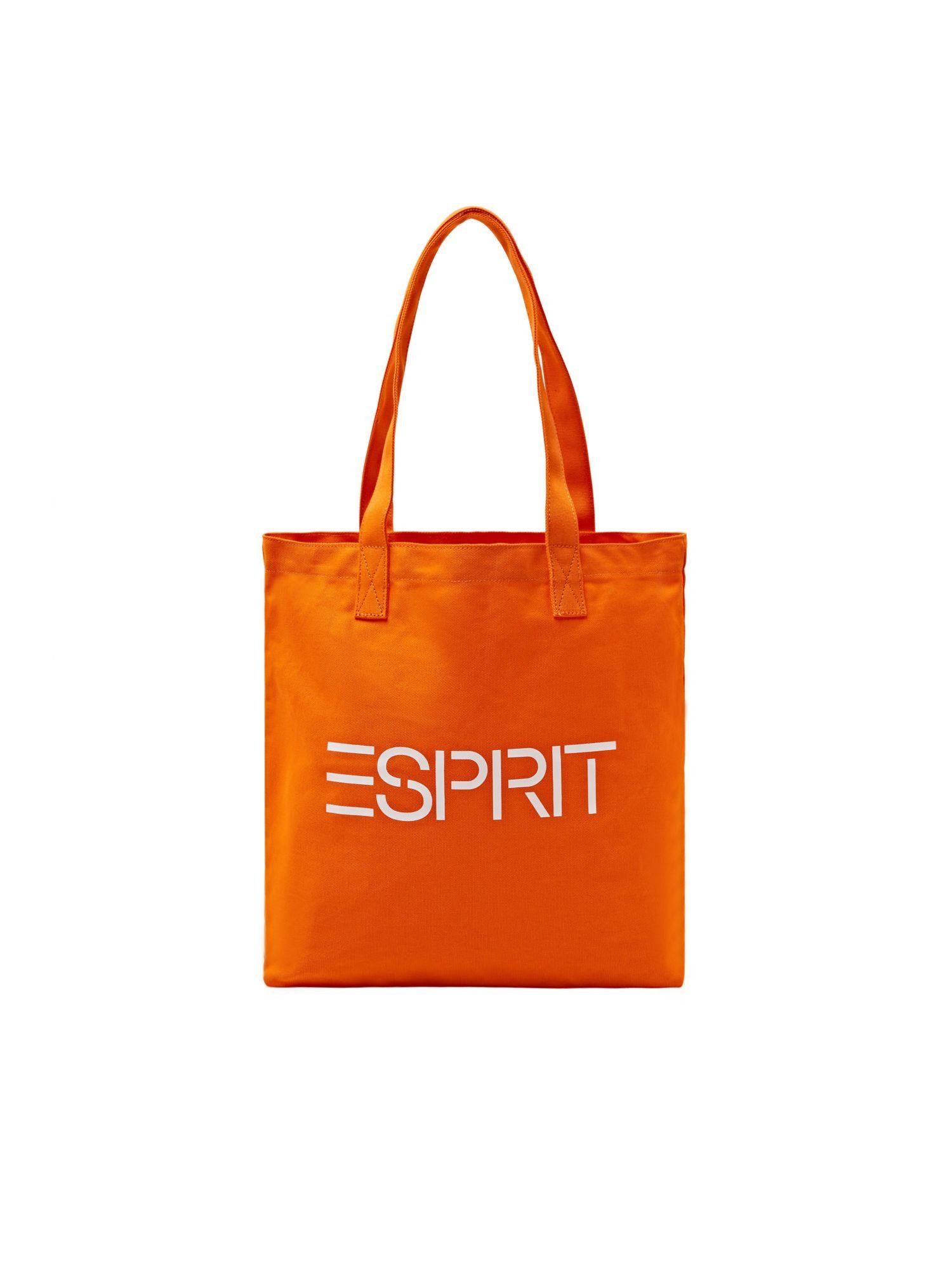 Esprit Schultertasche Tote Bag aus Baumwolle mit Logodesign