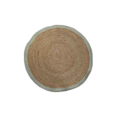 Teppich Teppich DKD Home Decor Scandi grün Hellbraun Jute (150 x 150 x 1 cm), DKD Home Decor