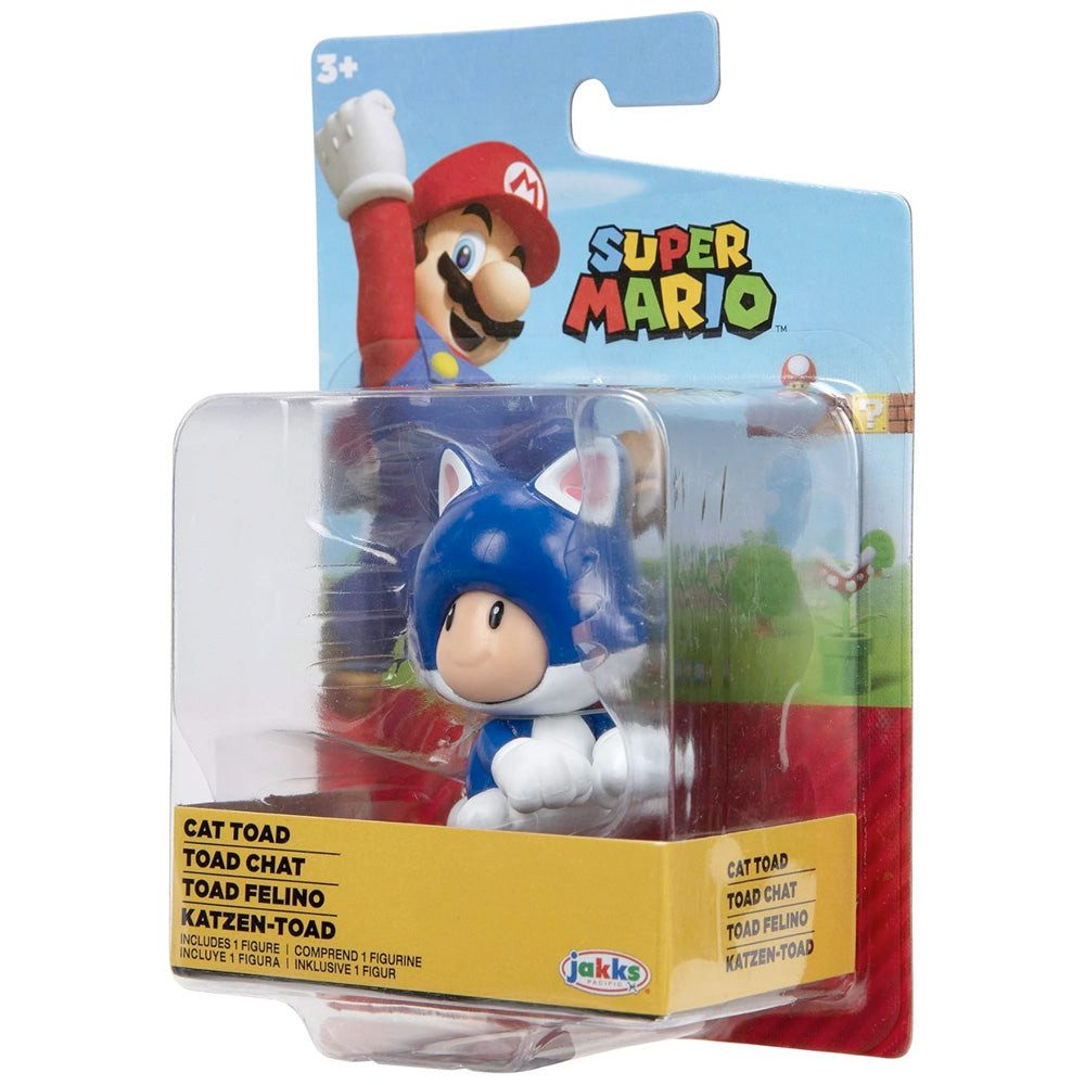 Super Mario Spielfigur Nintendo Super Mario Figur Cat Toad, 6,5 cm