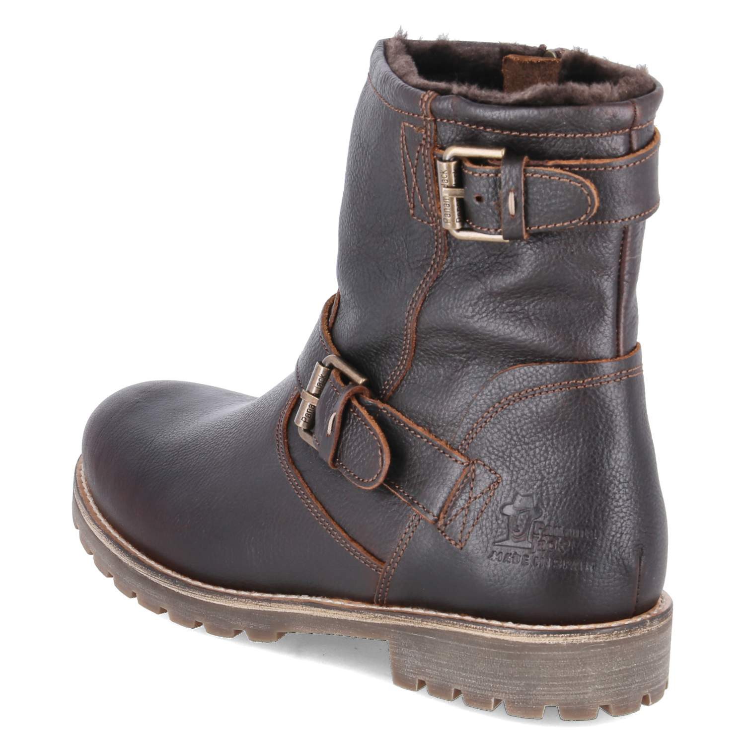 Panama Jack Panama Jack Winterstiefel Faust C29 Herren Glattleder brown Schlupfstiefel – Bild 3 von 5
