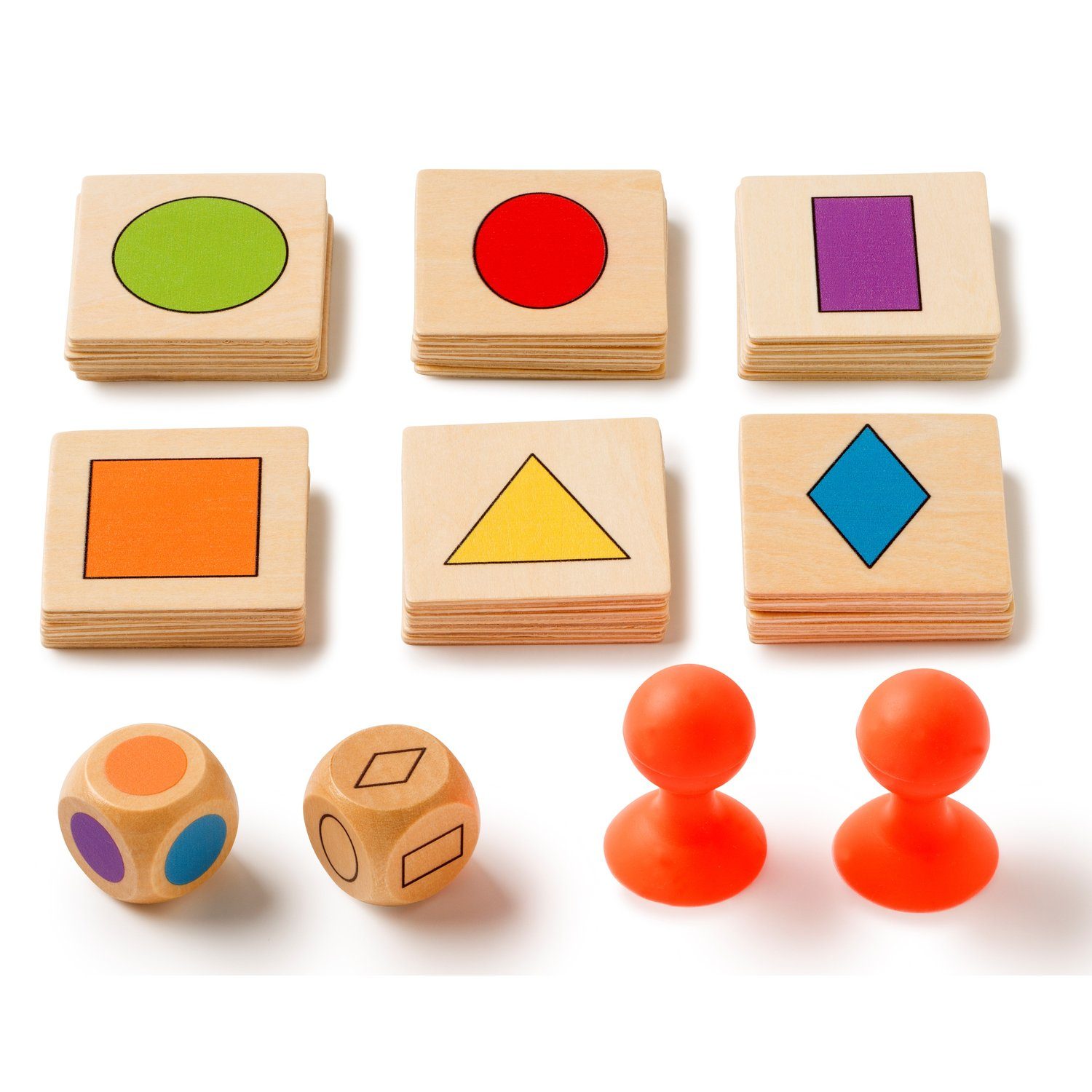 EDUPLAY Lernspielzeug Stick the shape