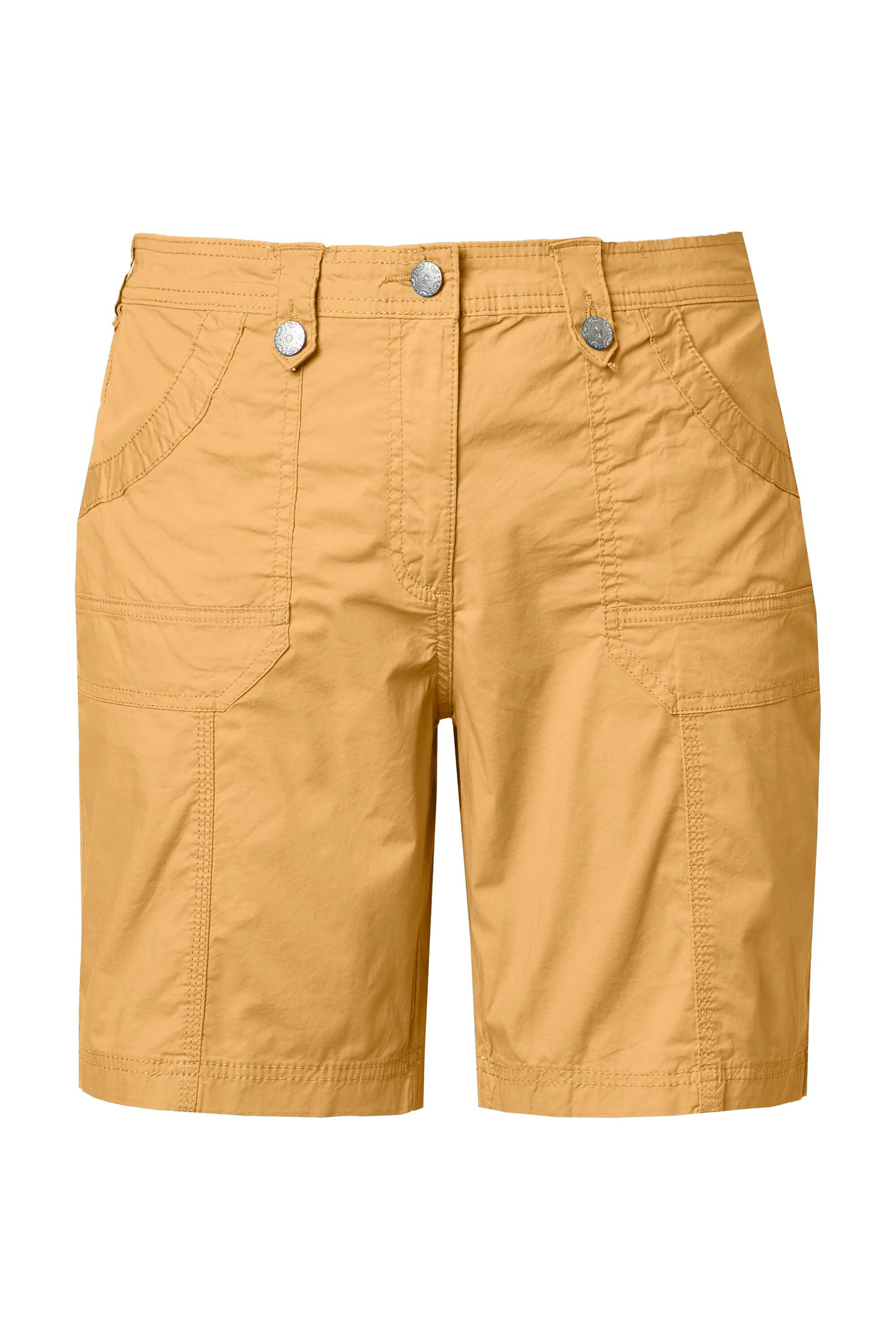 Ulla Popken Funktionshose Cargo-Bermuda Komfortbund 4-Pocket-Schnitt günstig online kaufen