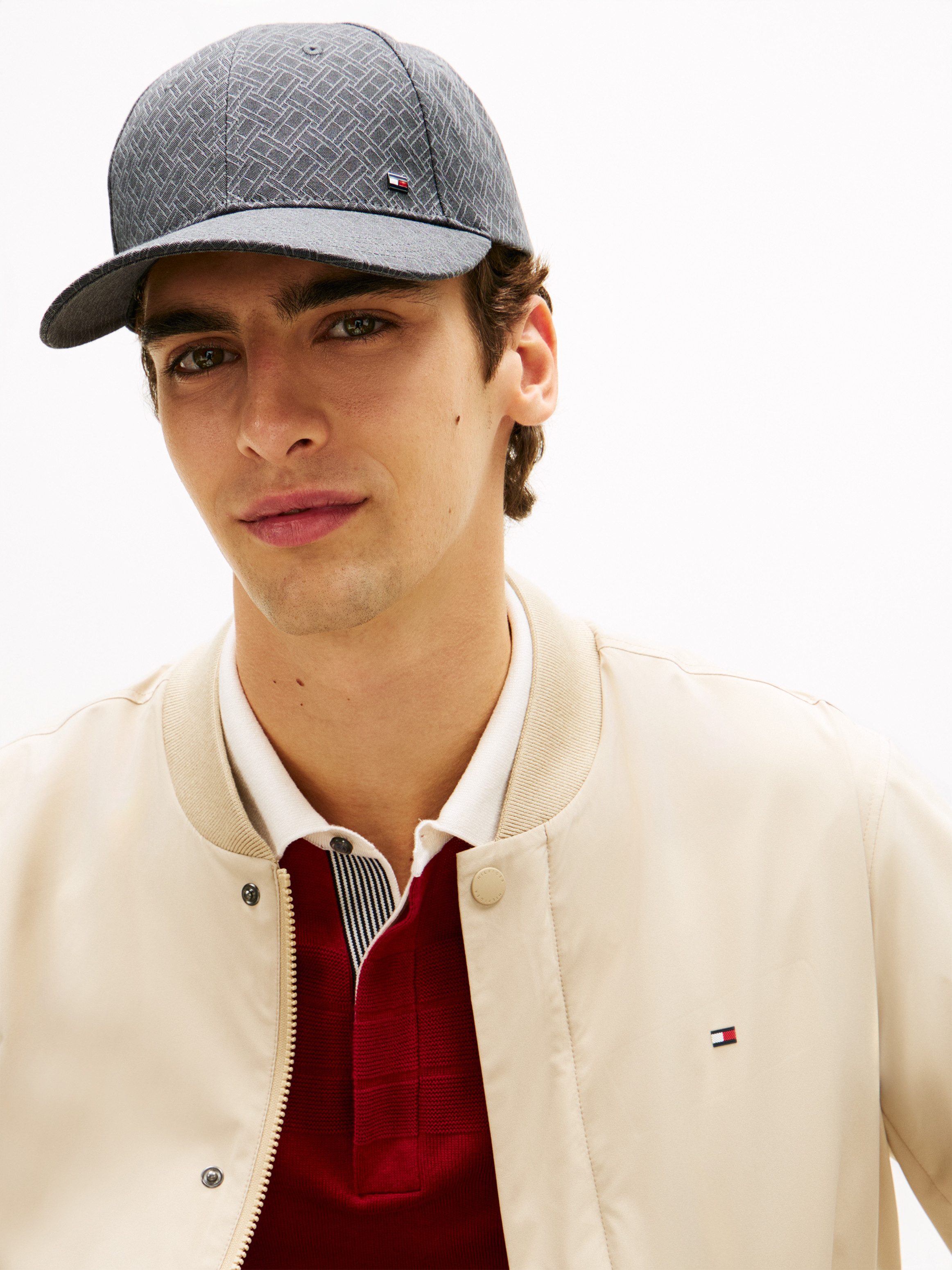Tommy Hilfiger Baseball Cap FLAG JACQUARD Regular fit mit festem Schirm