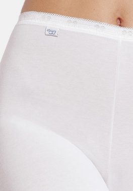 sloggi Lange Unterhose 3er Pack Basic+ (Spar-Set, 3-St) Long Slip - Baumwolle - Longshort mit weichen Nähten