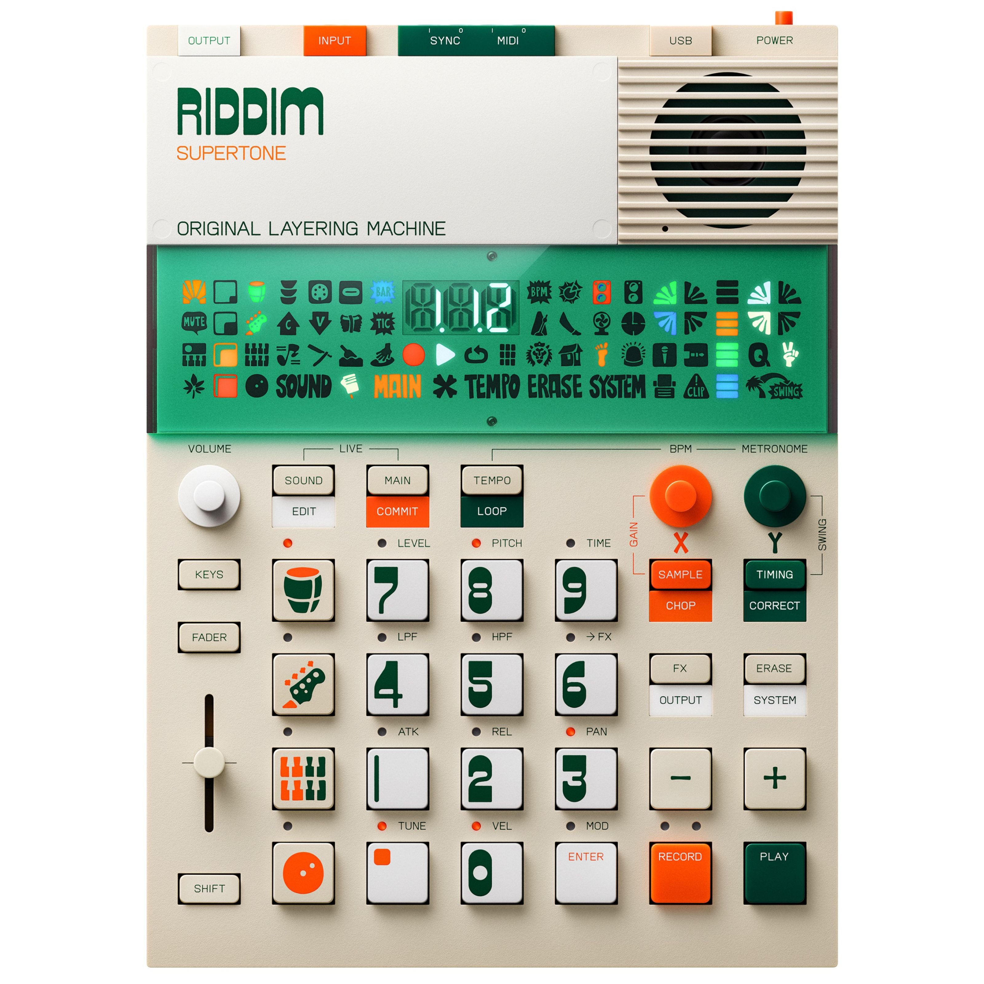 Teenage Engineering Synthesizer, EP-40 Riddim Supertone - Sampler