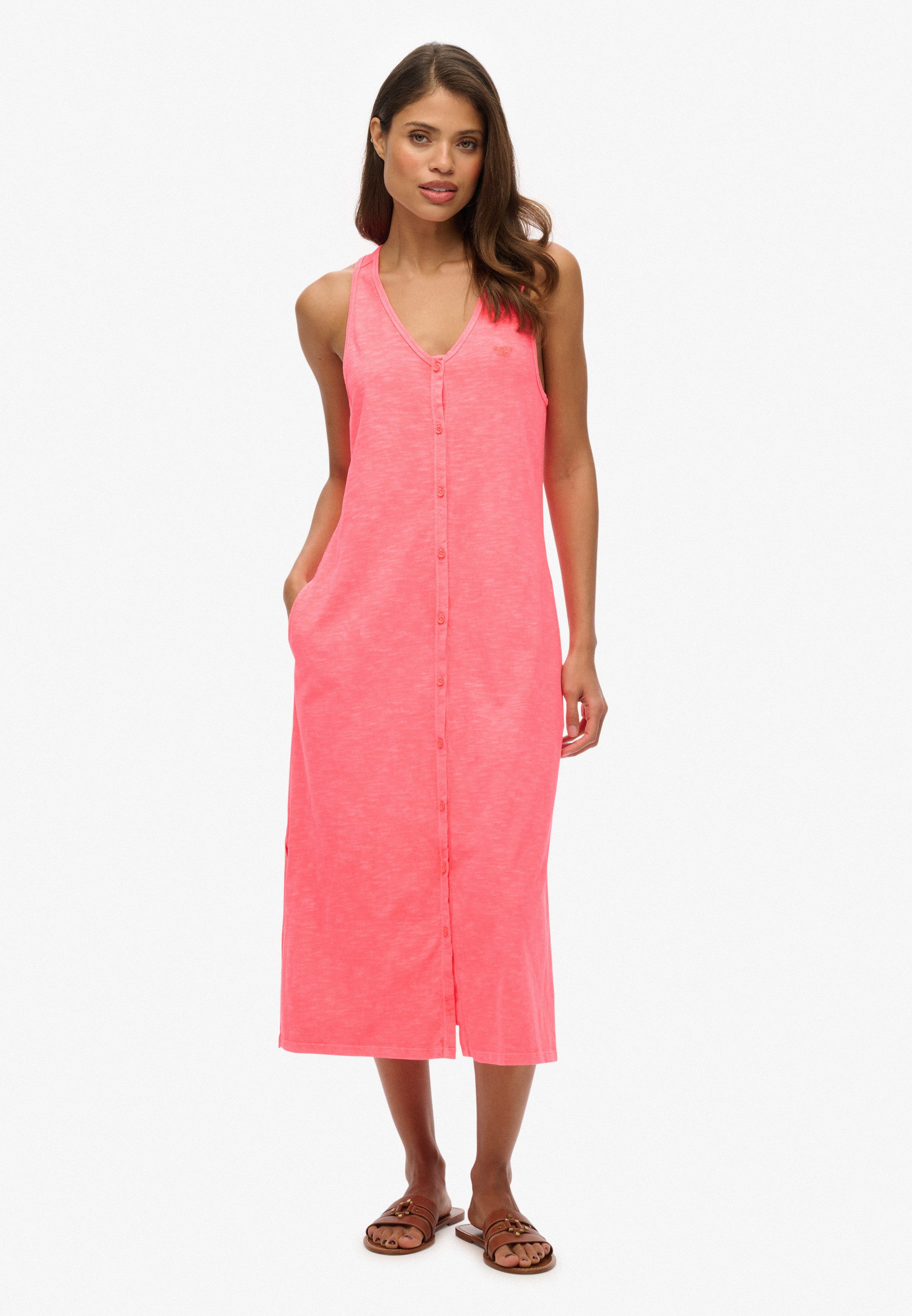 Superdry Jerseykleid BEACH JERSEY VEST MIDI DRESS Sommerkleid günstig online kaufen