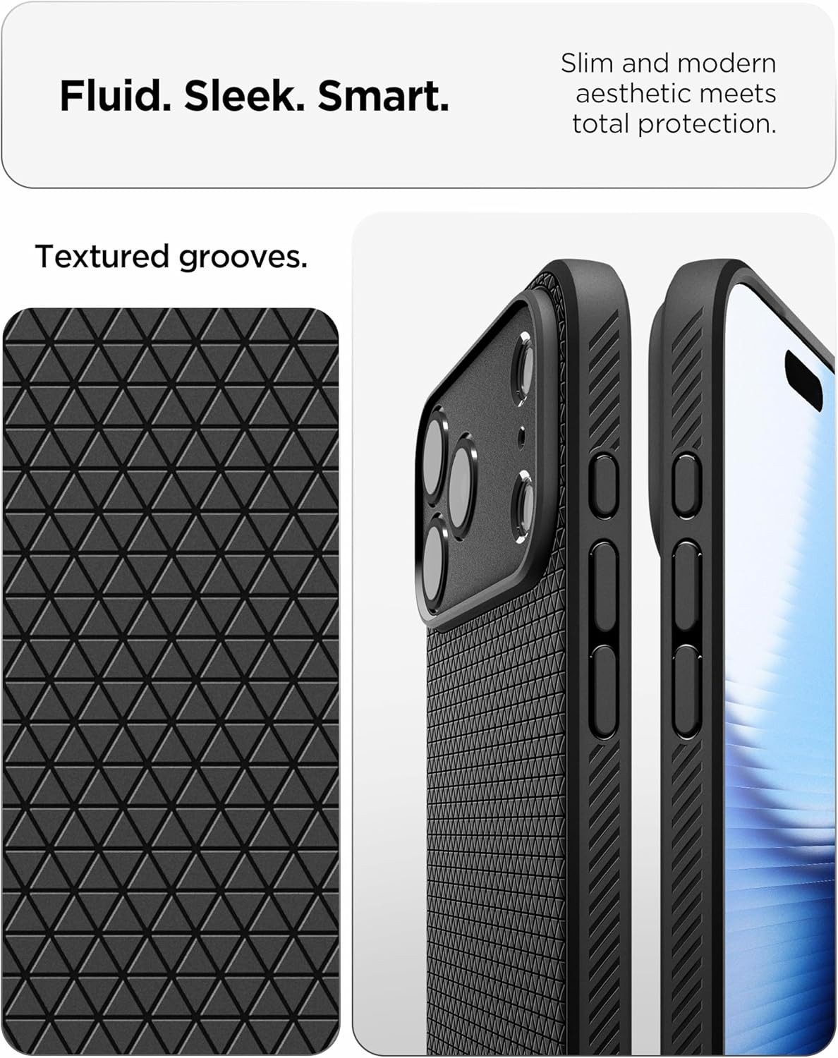 Spigen Handyhülle Hülle für iPhone 17 Pro Max Case Schutzhülle Handyhülle Robust 6.9 Zoll, Erhöhte Kamerakanten, Designer, Robust, Stoßfest