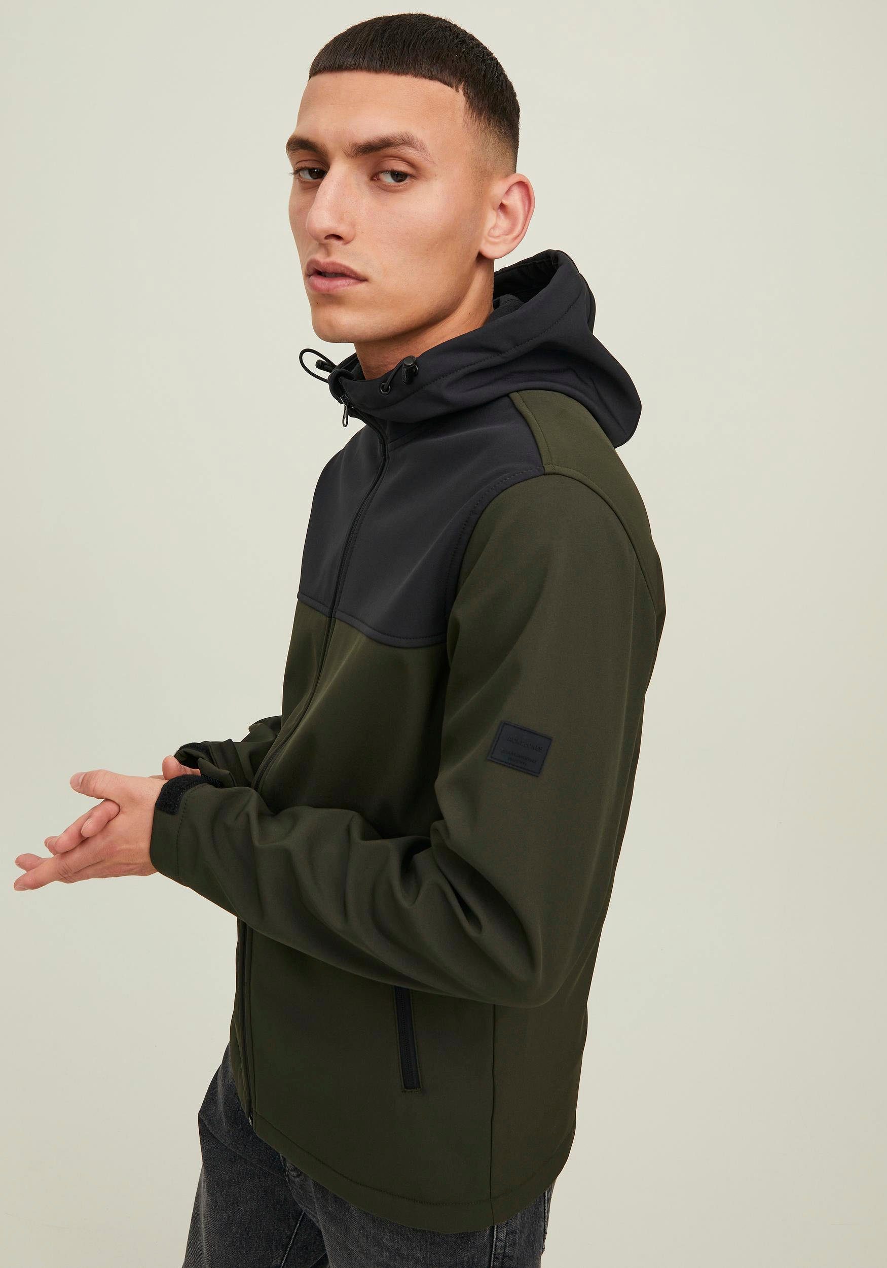 Jack & Jones Softshelljacke SOFTSHELL rosin HOOD MARVIN