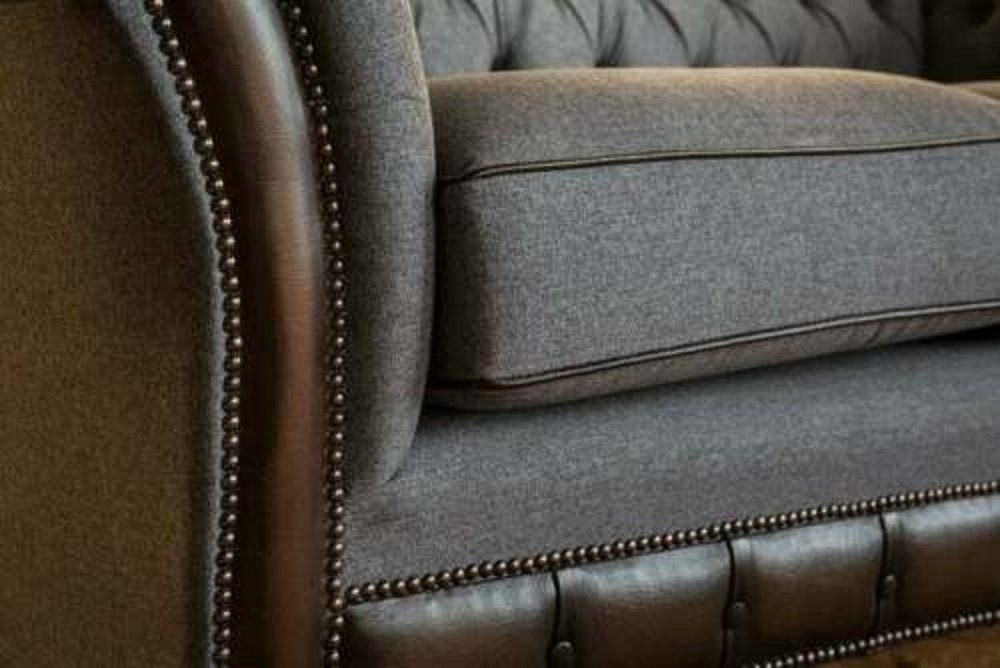 Sofa Sofa Polster 2 Sofas Sitzer Couch Textil JVmoebel