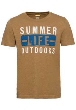 camel active Print-Shirt aus Organic Cotton