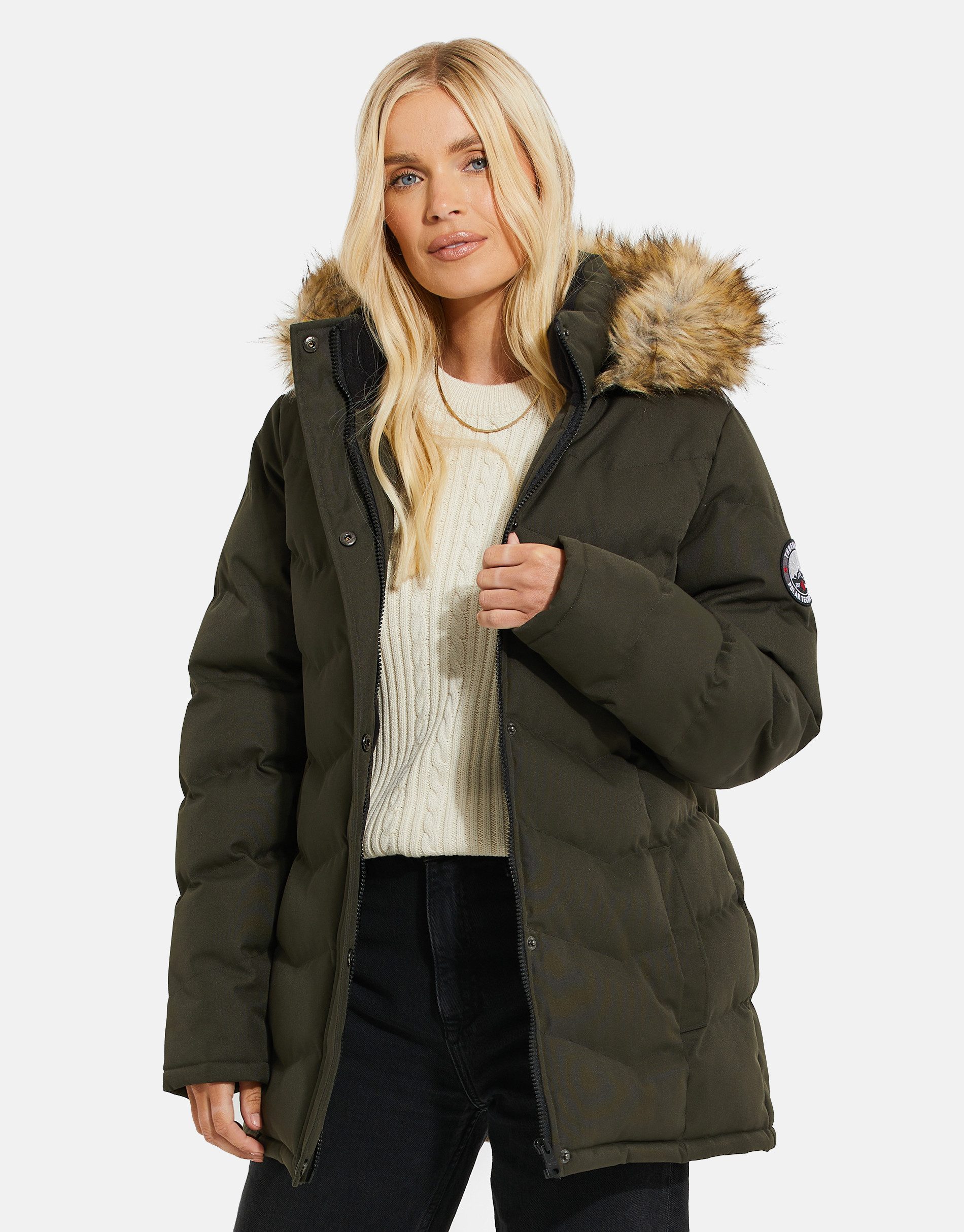 Threadbare Steppjacke THB Woodie (1-St) mit günstig online kaufen