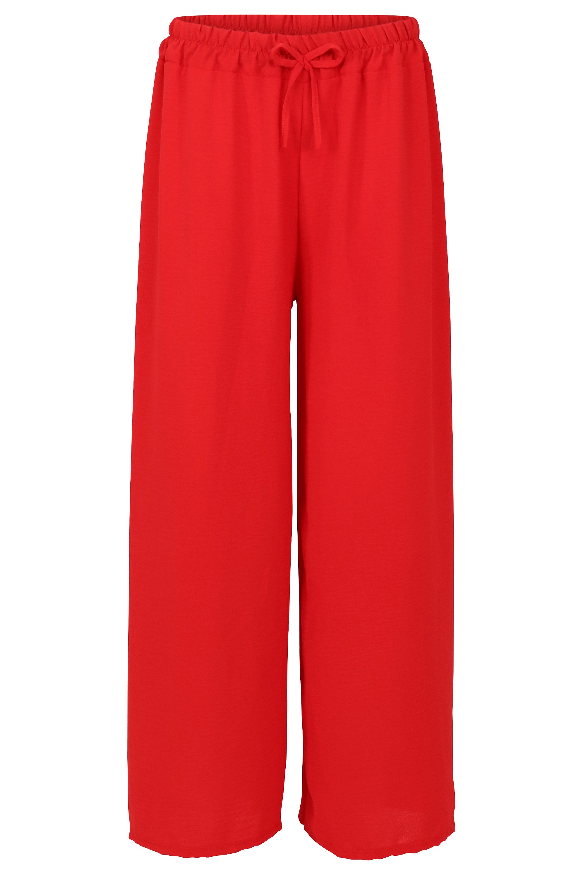 malito more than fashion Palazzohose 2305 Sommerhose Marlenehose Culottehose mit elastischem Bund Einheitsgröße