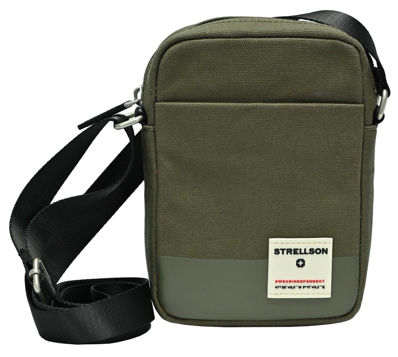 Strellson Umhängetasche STRELLSON-Tottenham 2.0 Shoulderbag CLINT XSVZ Khaki
