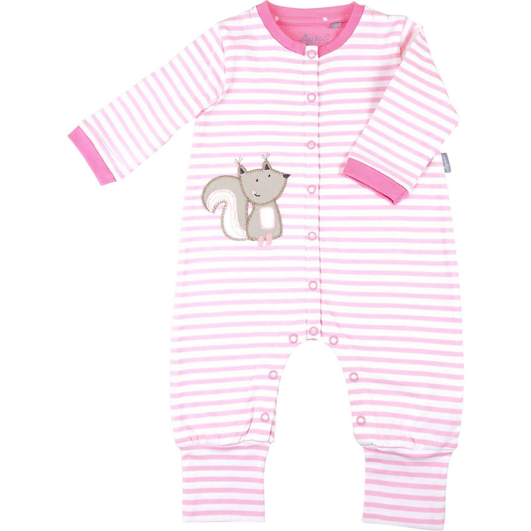 SALT AND PEPPER Baby Mädchen Wickelbody Love 2er Pack in rosa//weiß