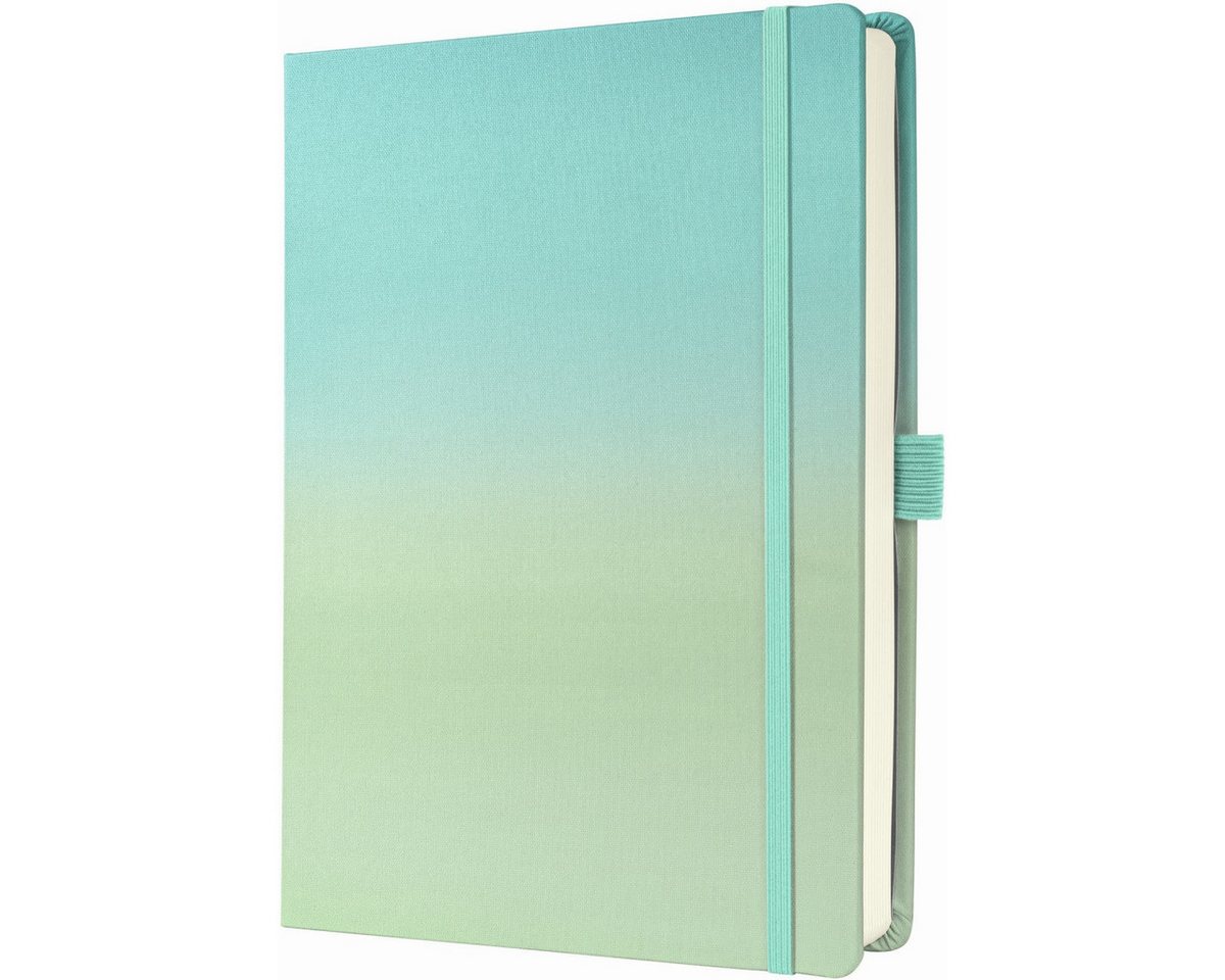 Thumbnail - Sigel Notizbuch Bullet Journal Jolie Dot-Lineatur Gradient Sea A5+ 120g 200 Seiten.