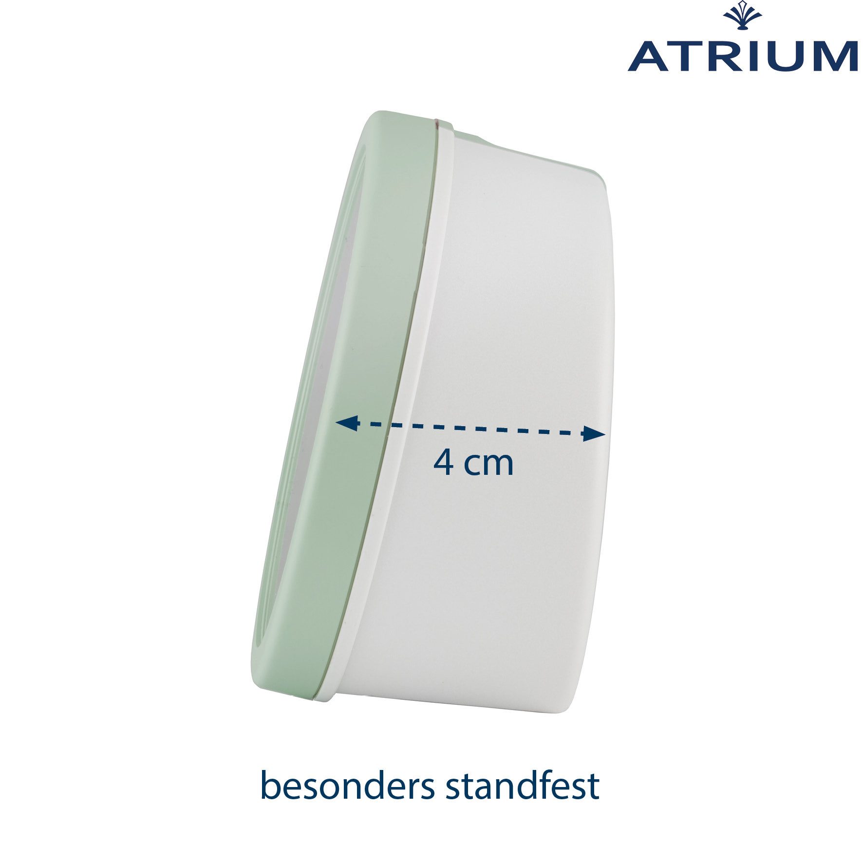 Atrium Quarzwecker A260 Analog Quarz ohne Ticken Licht Snooze Design Modern – Bild 5 von 5