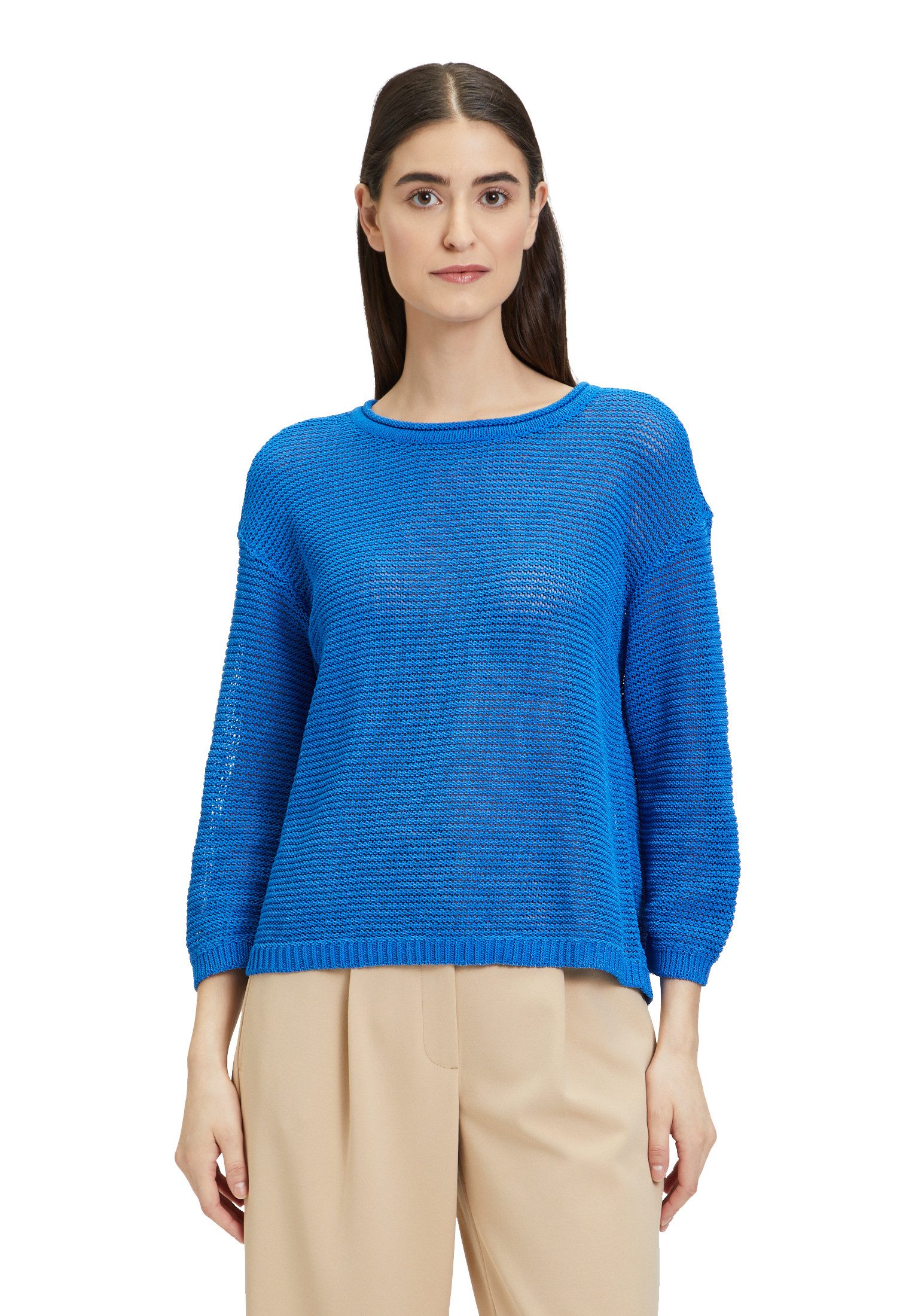 Strickpullover Betty Barclay Damen Grobstrick-Pullover mit 3/4 Arm