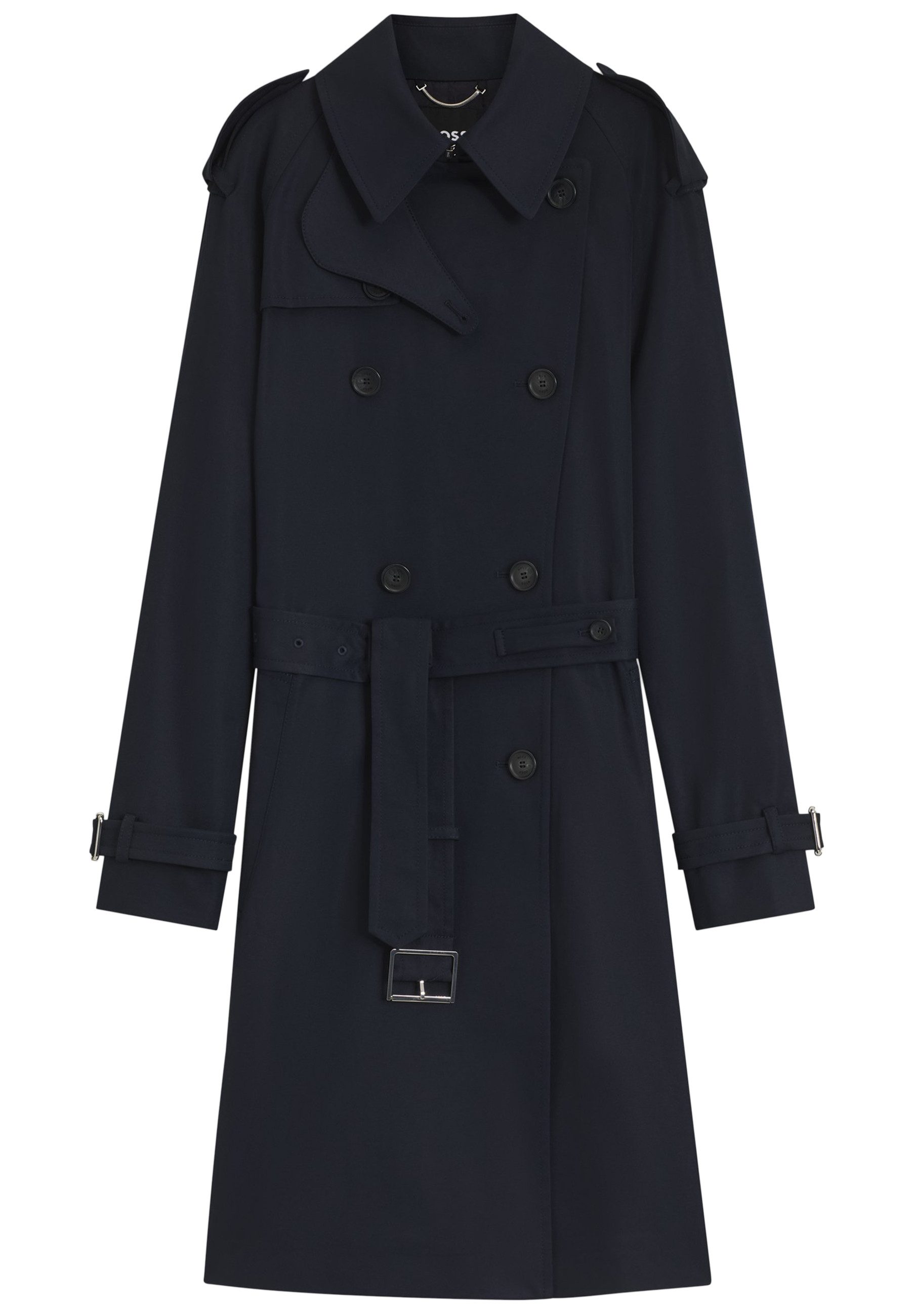 BOSS Trenchcoat Caomy mit Gürtel (1-tlg)
