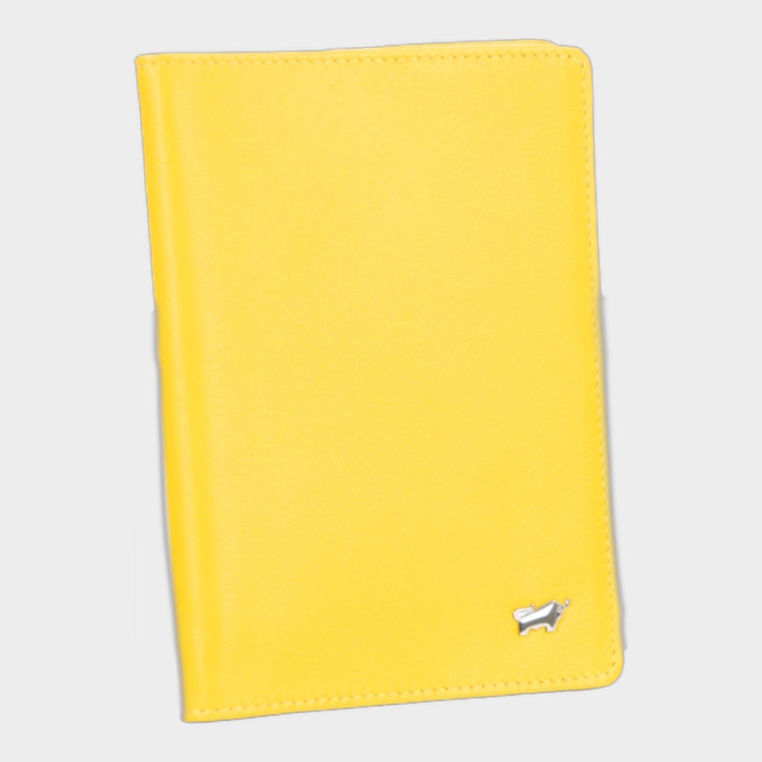 Braun Büffel Kartenetui Pass Etui gelb