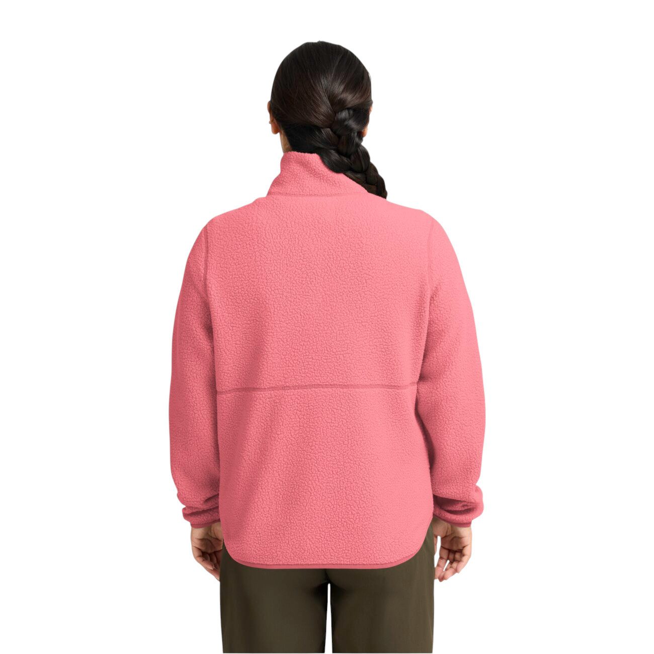 Jack Wolfskin Fleecejacke Lite Curl Full-Zip oyster rosa Damen – Bild 2 von 5