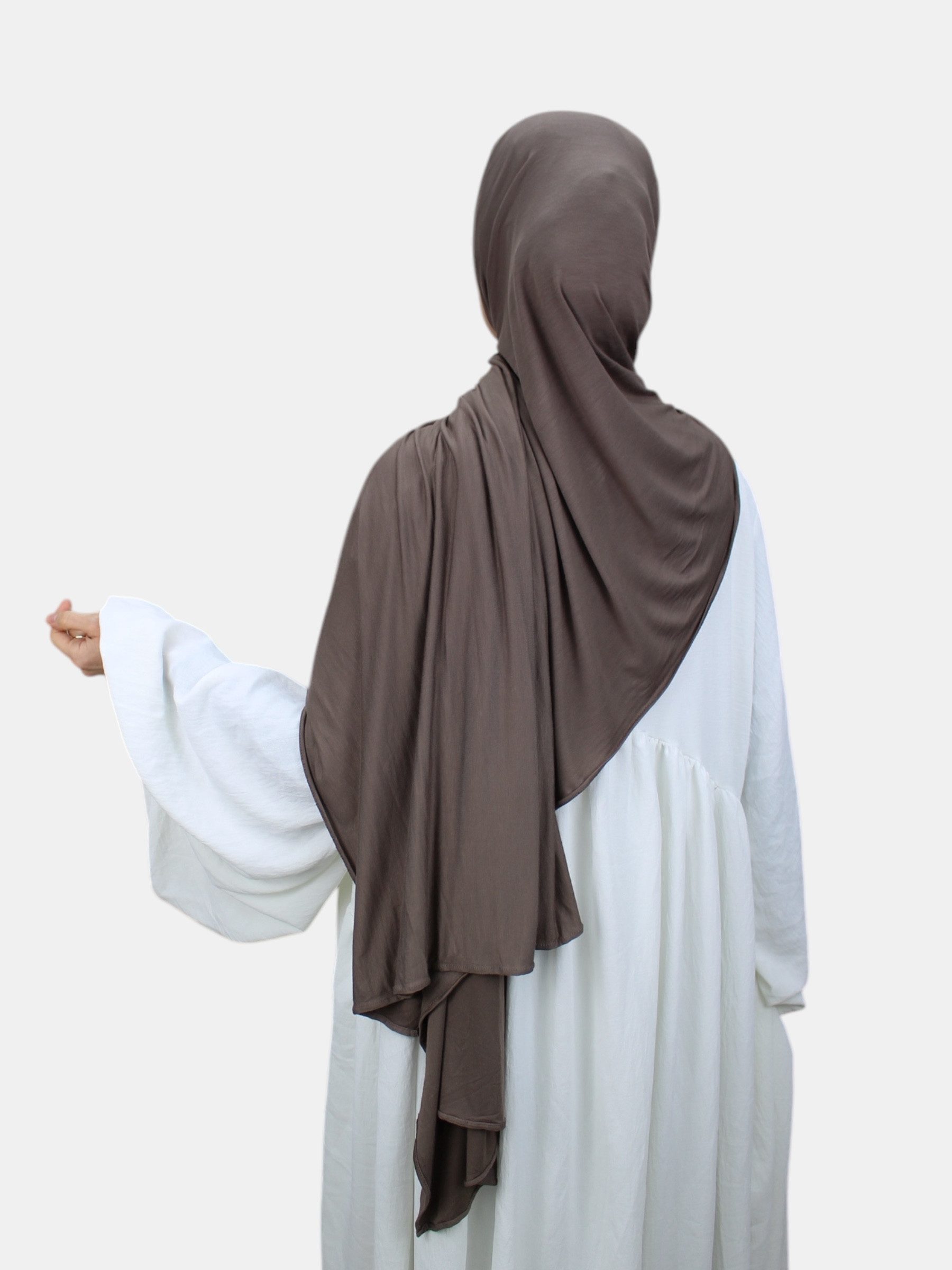 Aymasal Kopftuch XXL Jersey Luxury Hijab Kopftuch Scarf Schal Extra lang 190x80 Islam, Feinster Jersey Stoff, großzügige Maße ca. 190x80cm