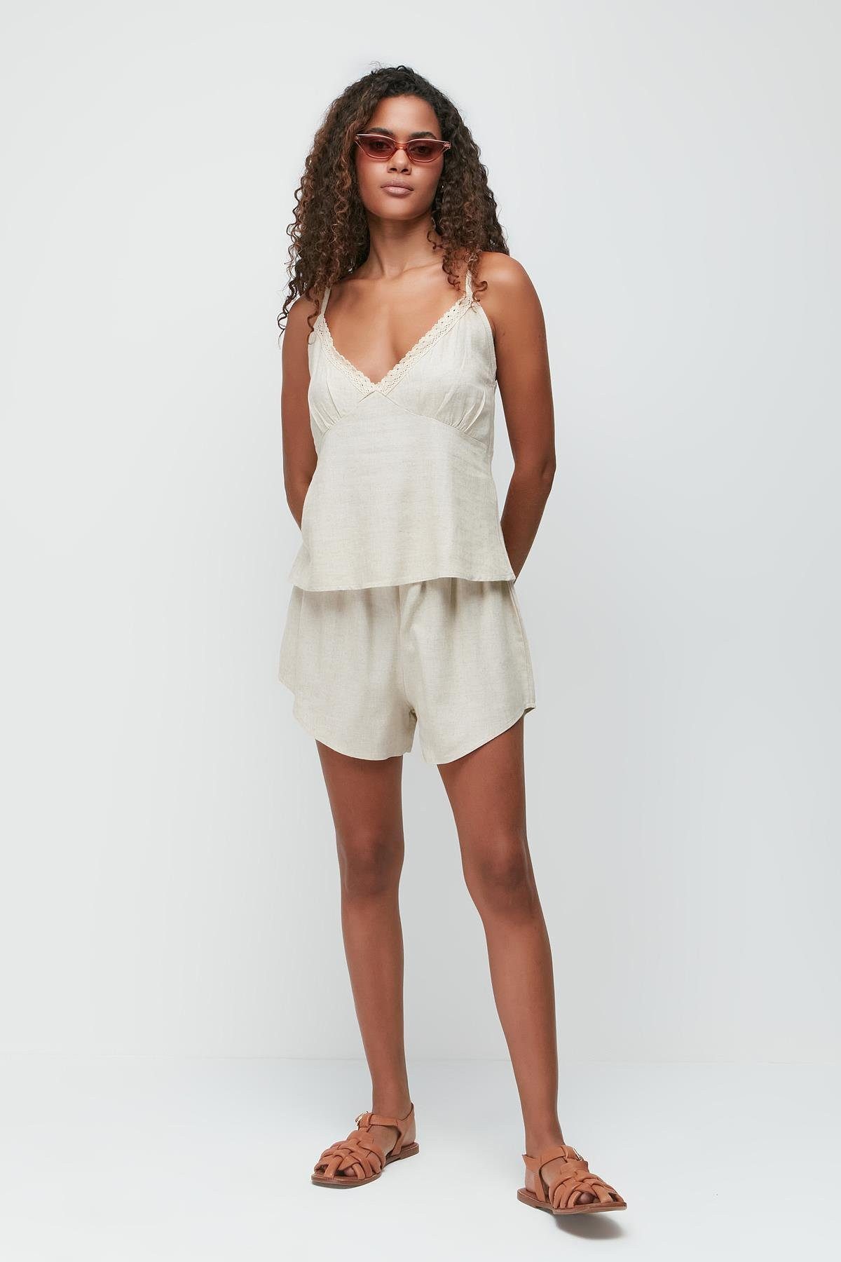 C&CITY Hosenanzug Schickes Spitzen Tank & günstig online kaufen