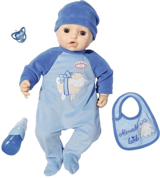 Image of Baby Annabell Babypuppe »Alexander, 43 cm«, interaktiv mit Schlafaugen