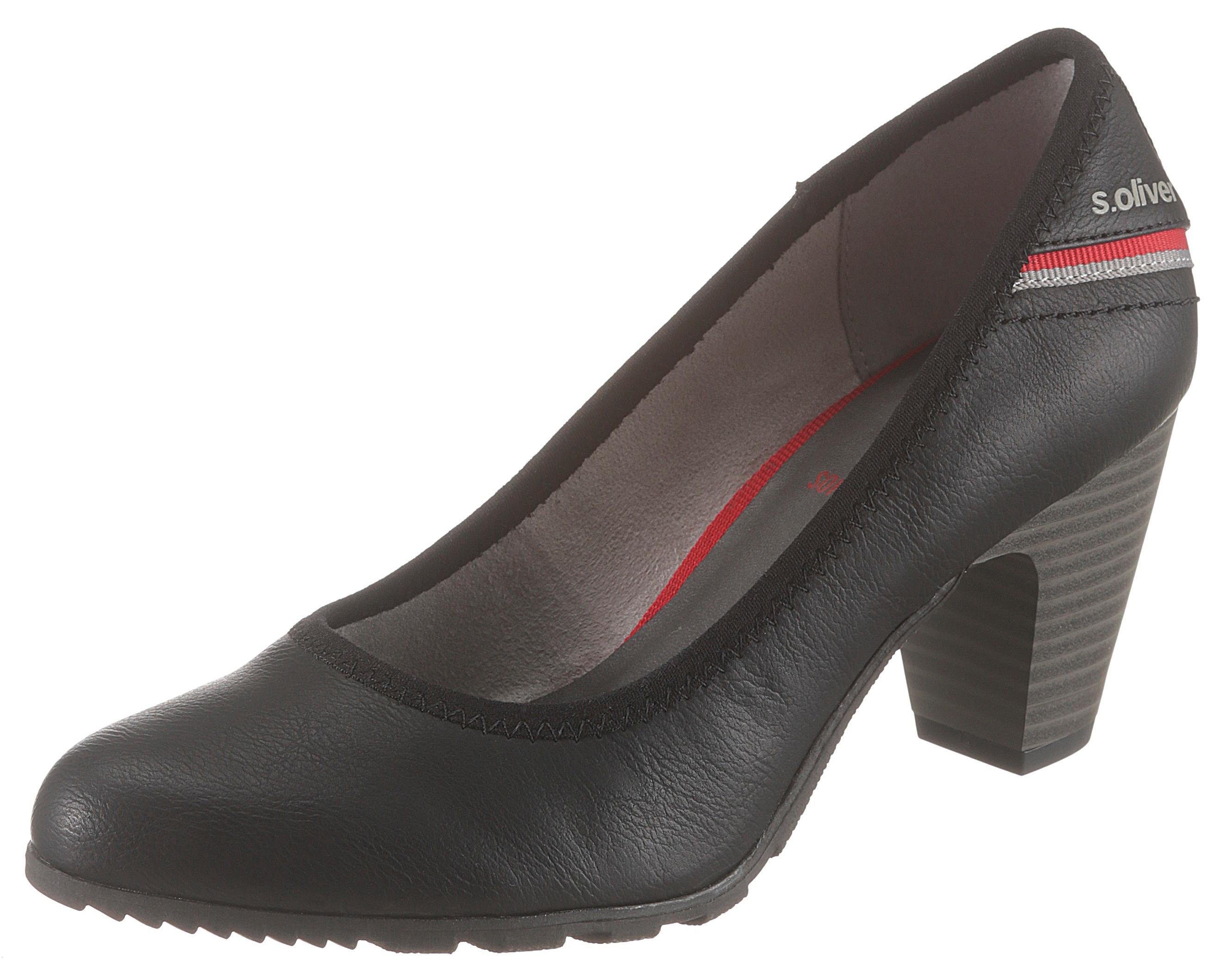 S.Oliver Damen Pumps Mit Riemen - Elegante Spitzenschuhe Mit SOFT FOAM Für Maximalen Komfort