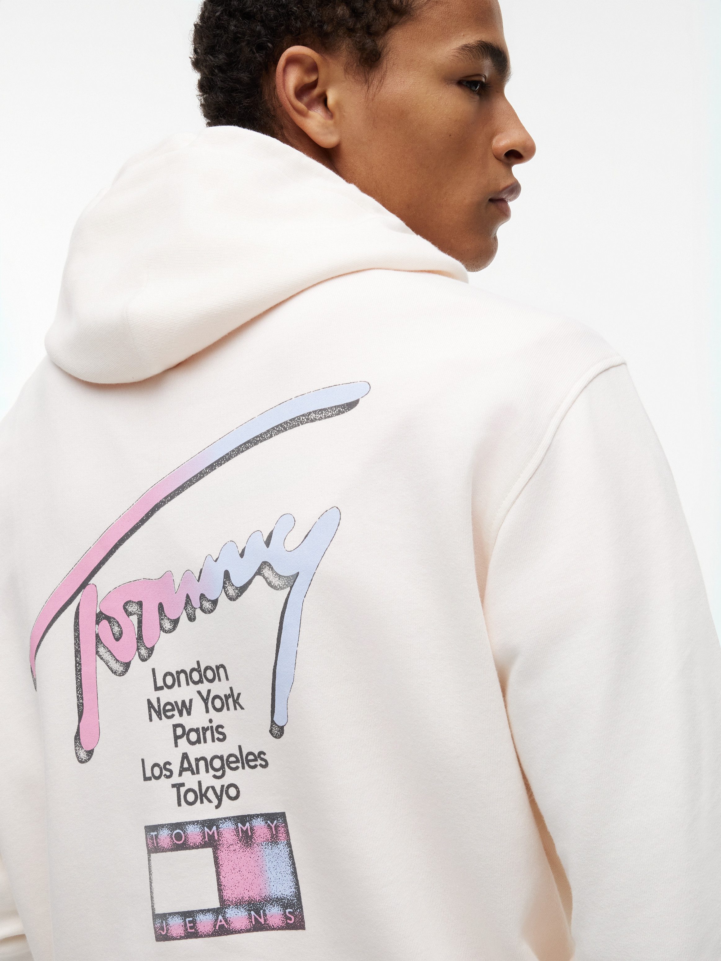 Tommy Jeans Hoodie TJM RELAXED SIGNATURE – Bild 4 von 5