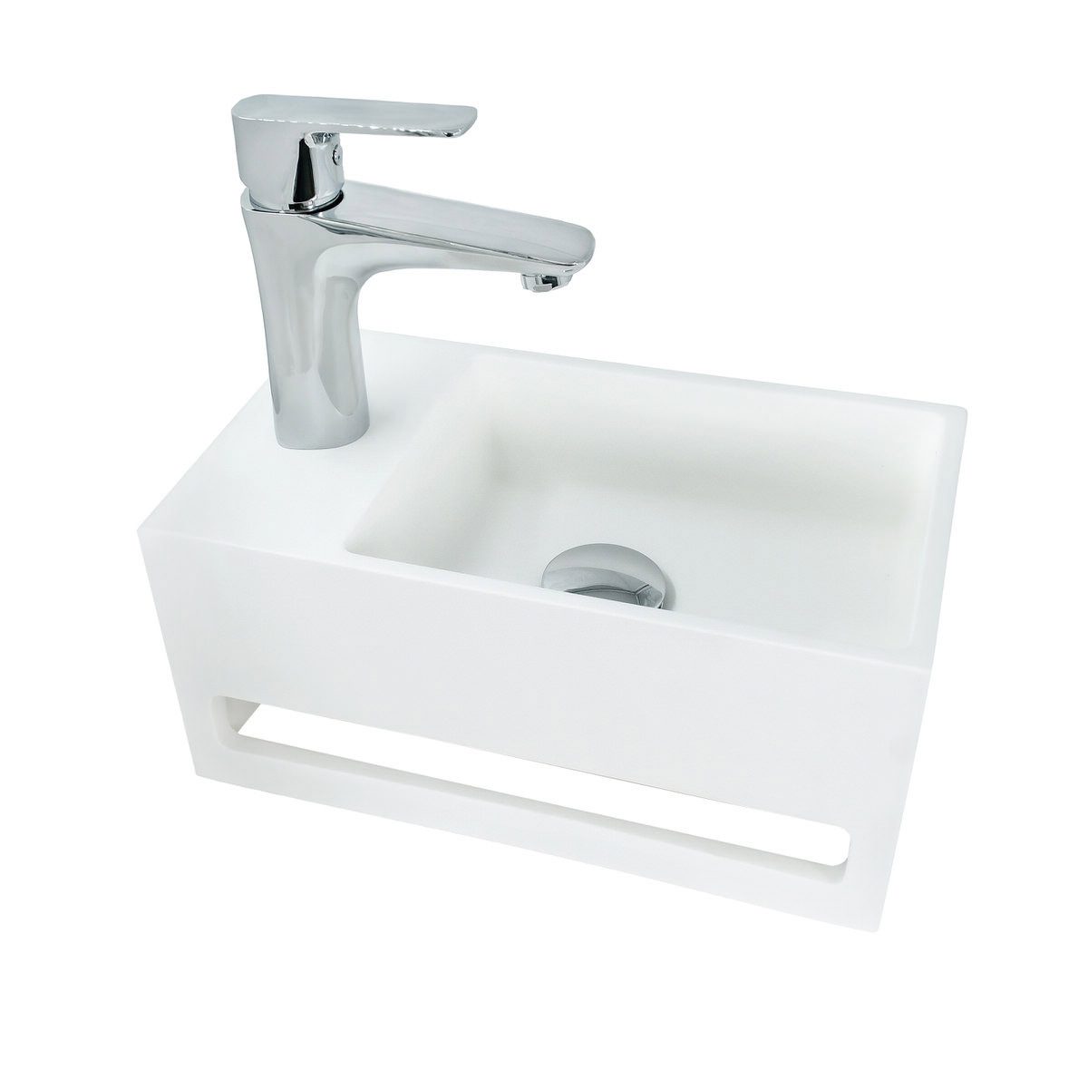 Aloni Waschbecken 425SL (einzel, 1-St), Solid günstig online kaufen