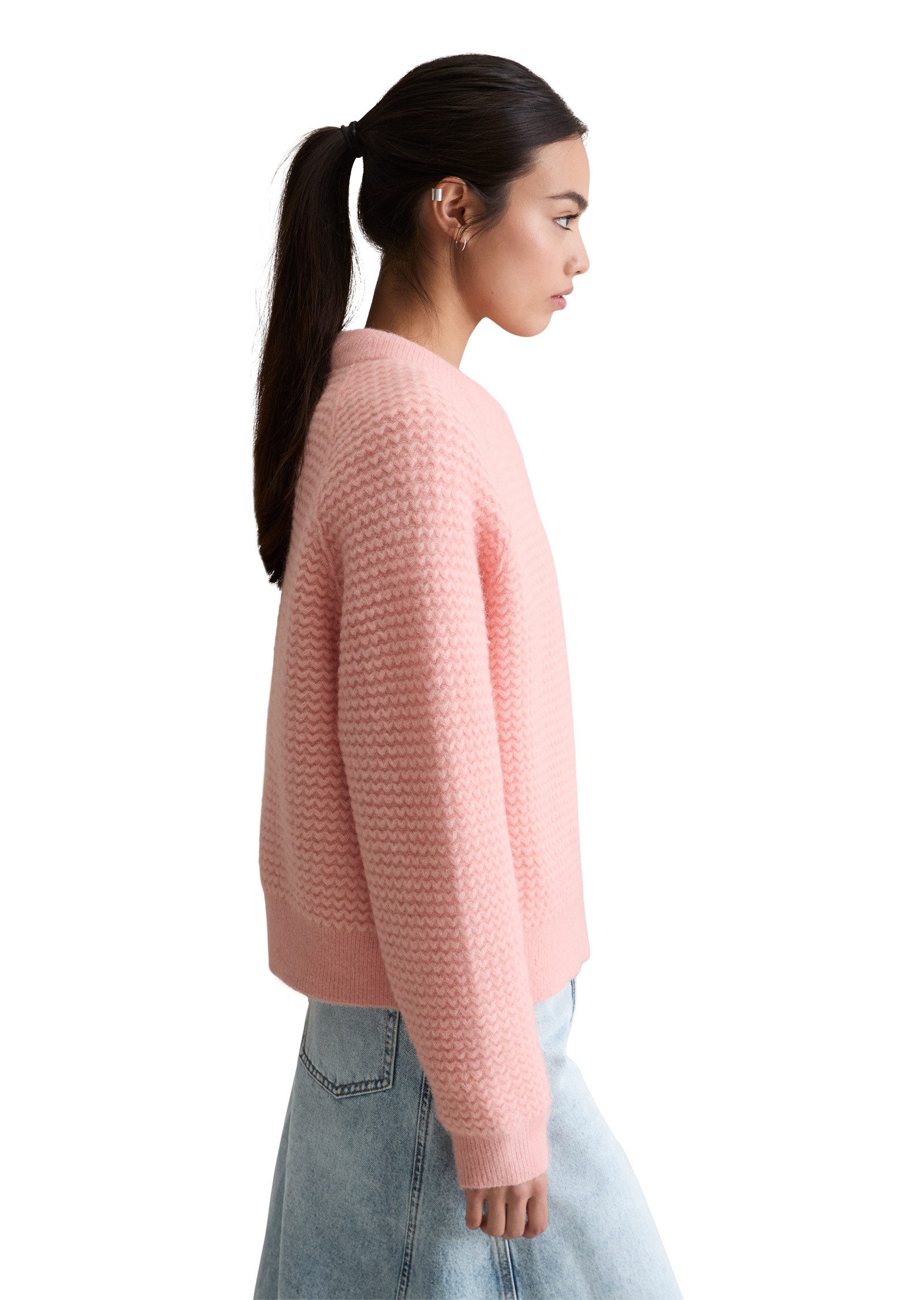 Marc O'Polo DENIM Strickpullover aus weichem Schurwolle-Alpakawolle-Mix günstig online kaufen