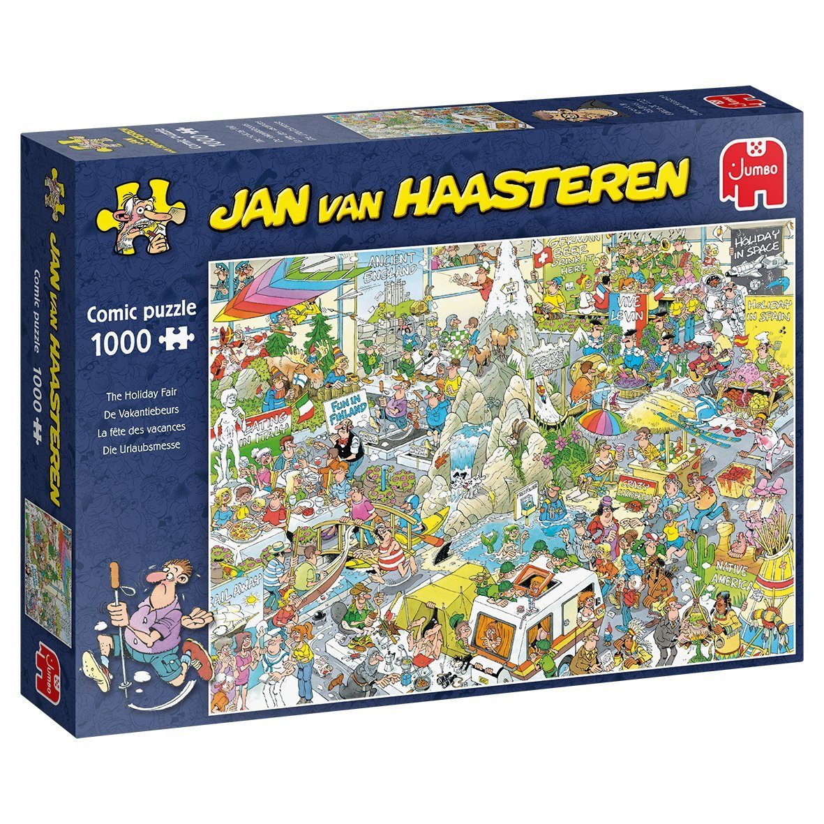 Jan van Haasteren Puzzle JUMBO 19051 Jan van Haasteren Die Urlaubsmesse 100 günstig online kaufen