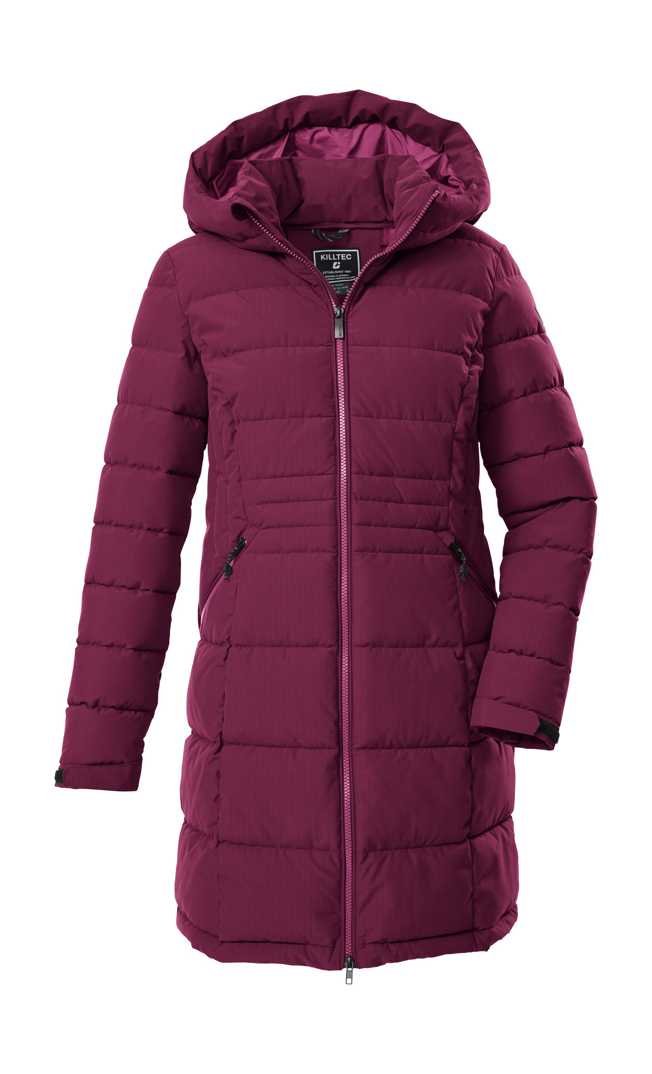 Killtec Steppmantel KOW 11 WMN QLTD PRK Wasserabweisender Parka mit verstellbarer Kapuze und Kinnschutz
