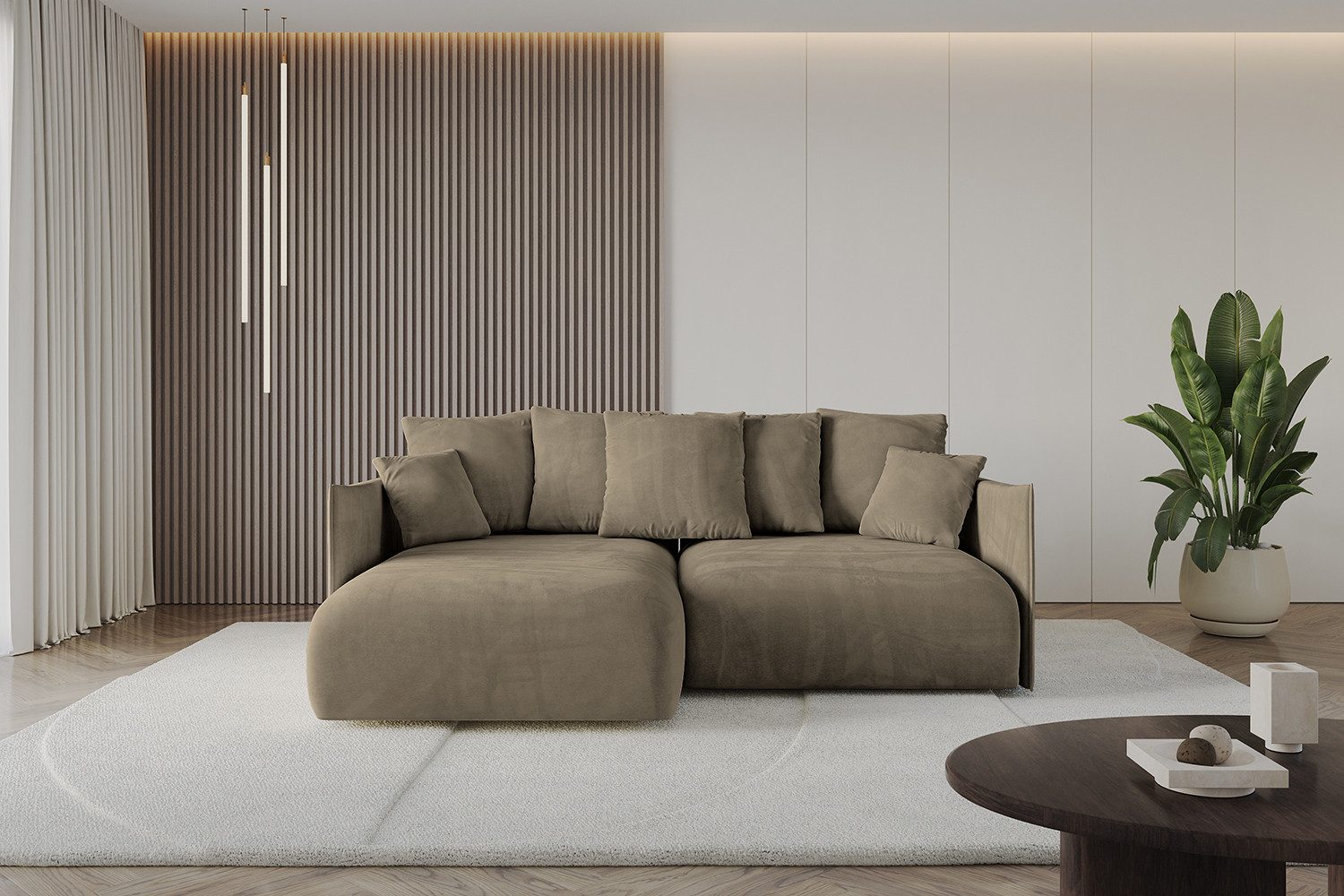 ALTDECOR Ecksofa ONESK-L, Couch mit Schlaffunktion, günstig online kaufen