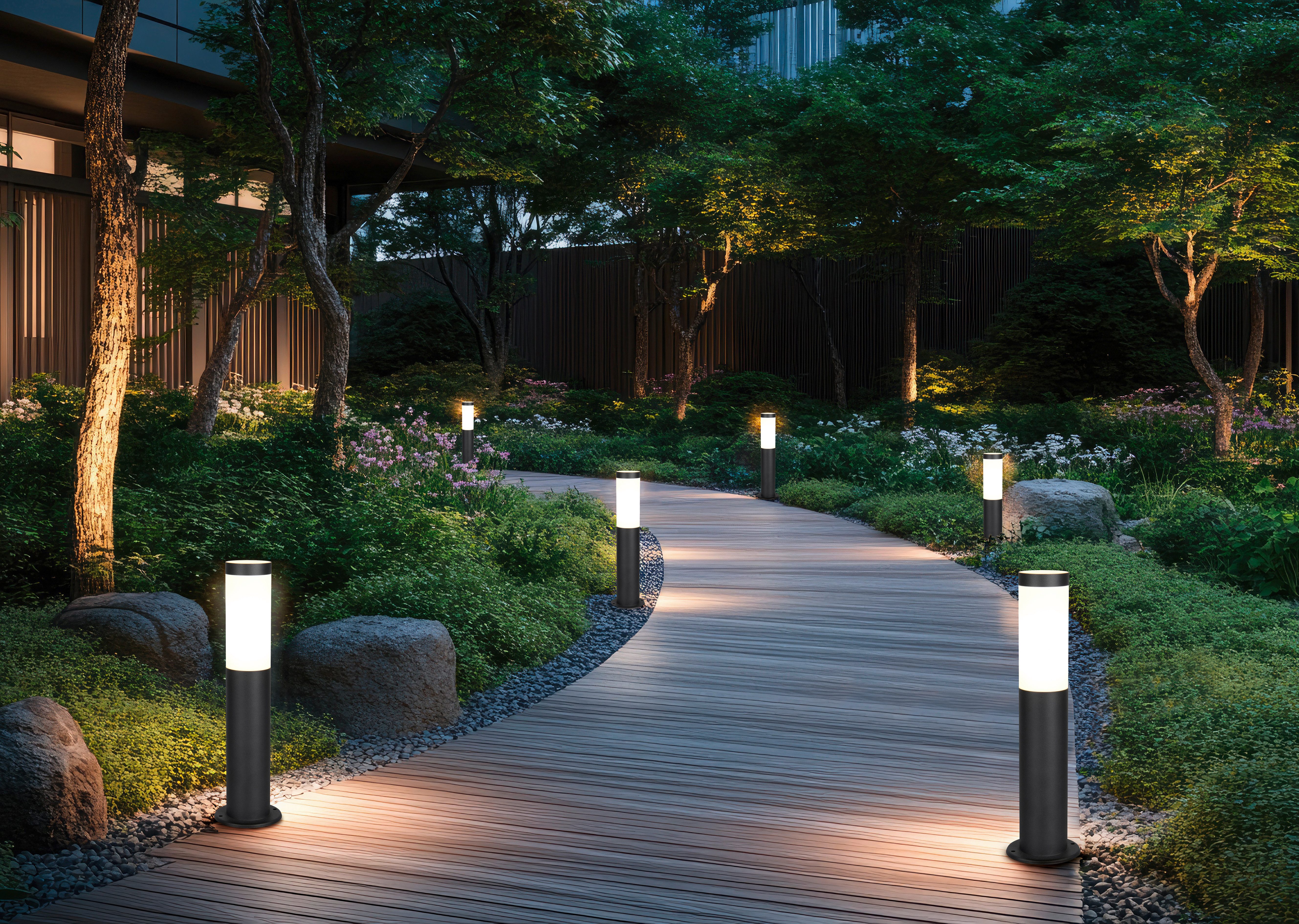 TRIO Leuchten Außen-Stehlampe TRIOTO, Pollerleuchte Höhe 45cm, Wegeleuchte günstig online kaufen